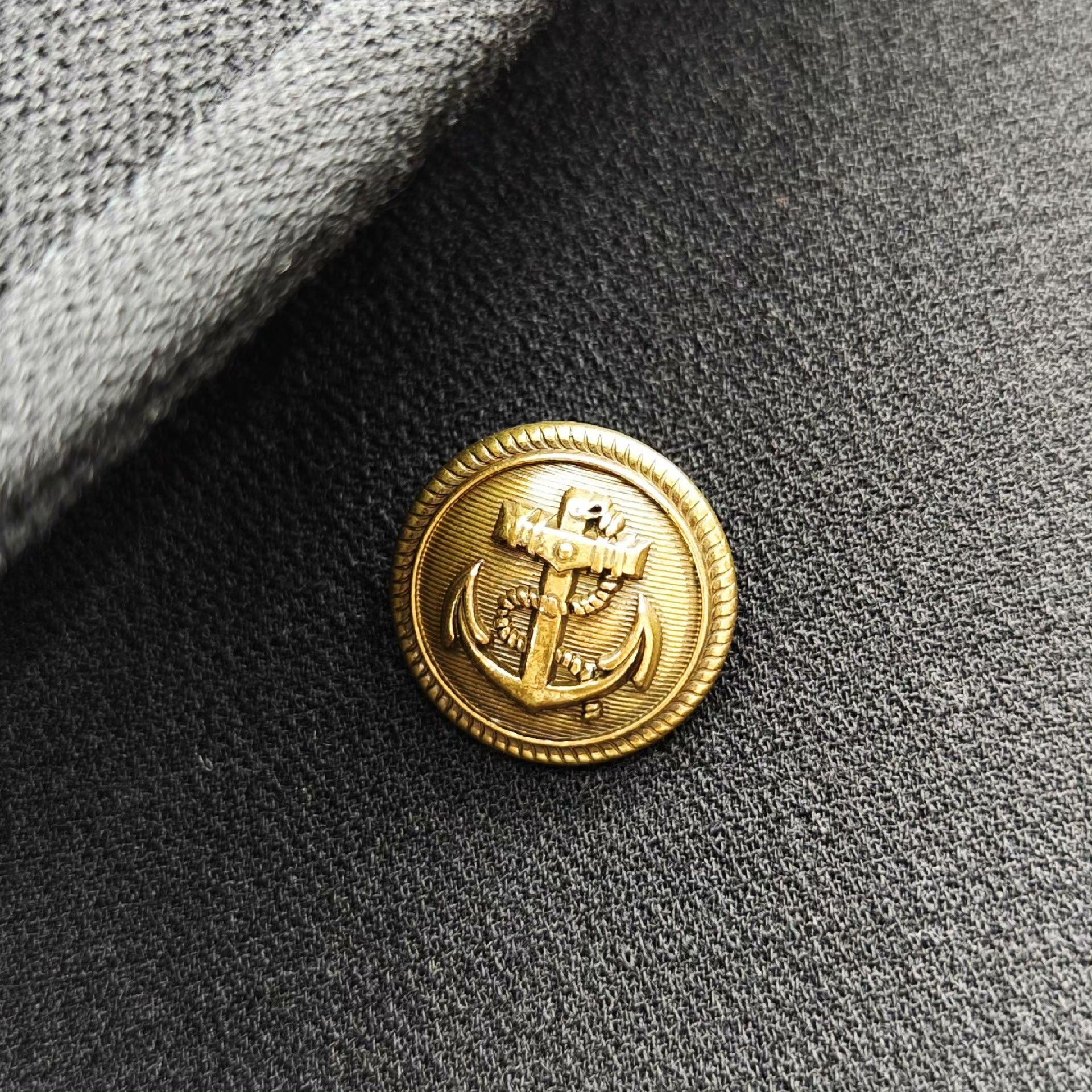 Saint Laurent Paris Saint Laurent Gold Anchor Button Coat Size US M / EU 48-50 / 2 - 3 Thumbnail