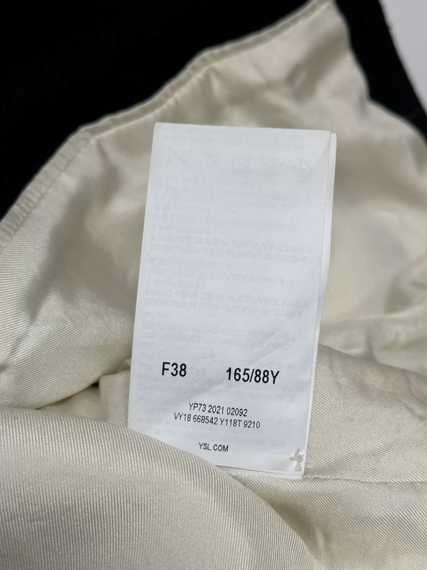 Saint Laurent Paris Saint Laurent YSL White Tweed Jacket Size XS / US 0-2 / IT 36-38 - 6 Thumbnail