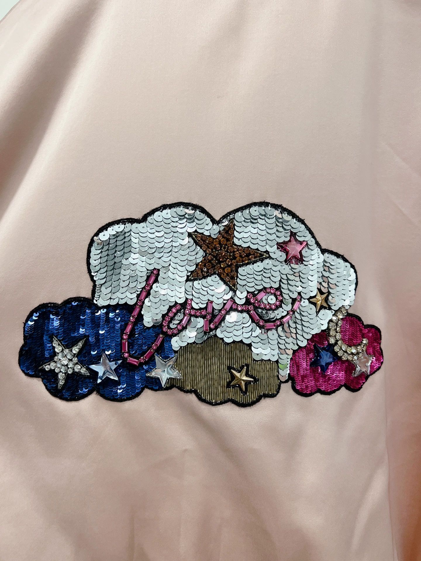 Saint Laurent Paris Saint Laurent Pink Satin Bomber Jacket Size S / US 4 / IT 40 - 5 Thumbnail
