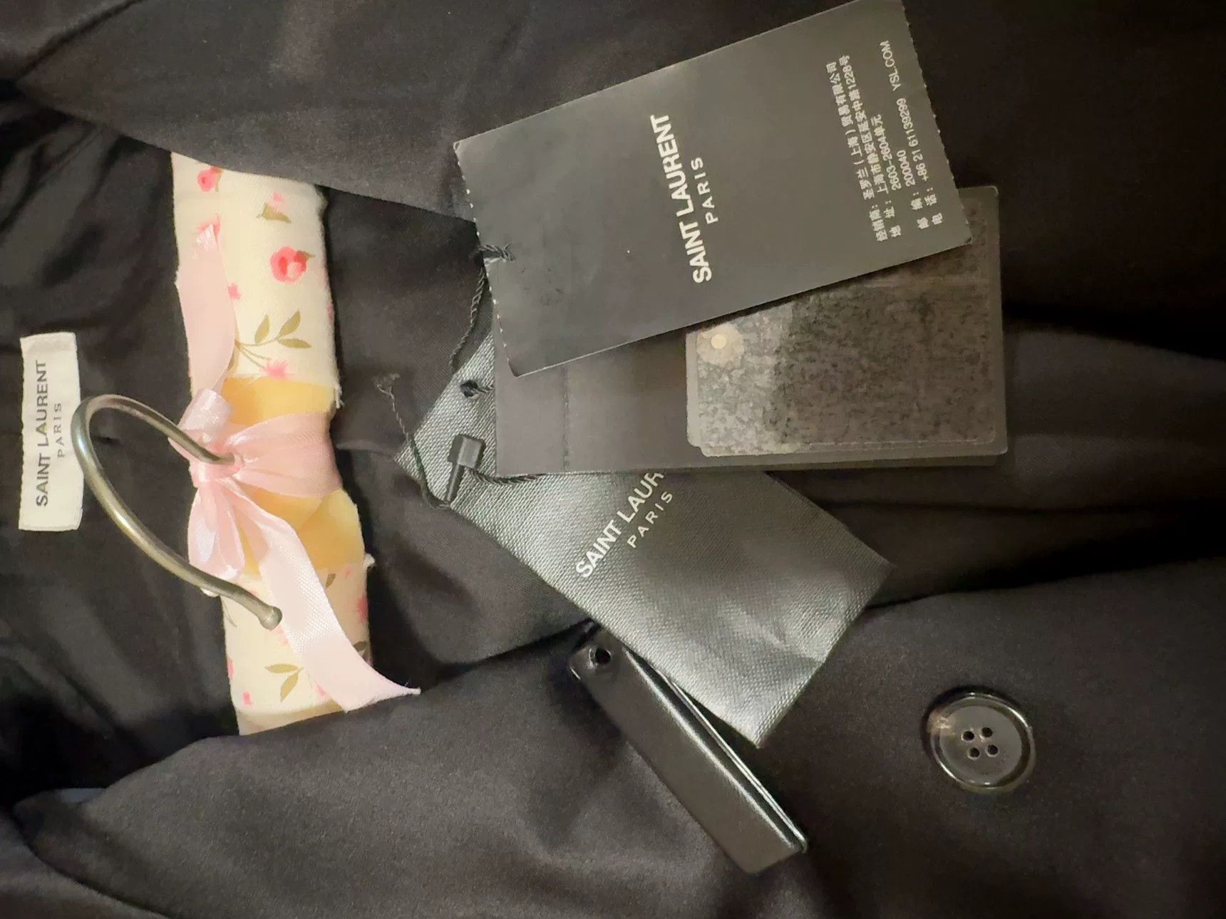 Saint Laurent Paris Saint Laurent Black Trench Coat Belted Size S / US 4 / IT 40 - 5 Thumbnail