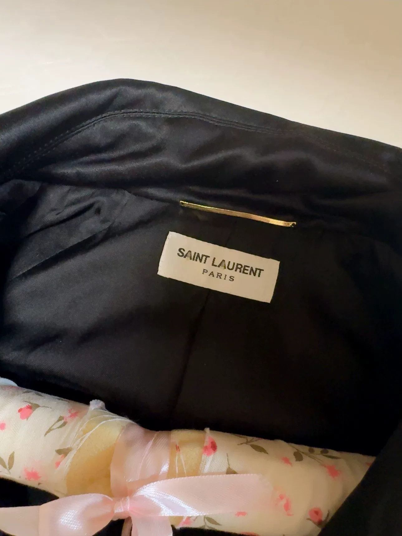 Saint Laurent Paris Saint Laurent Black Trench Coat Belted Size S / US 4 / IT 40 - 3 Thumbnail