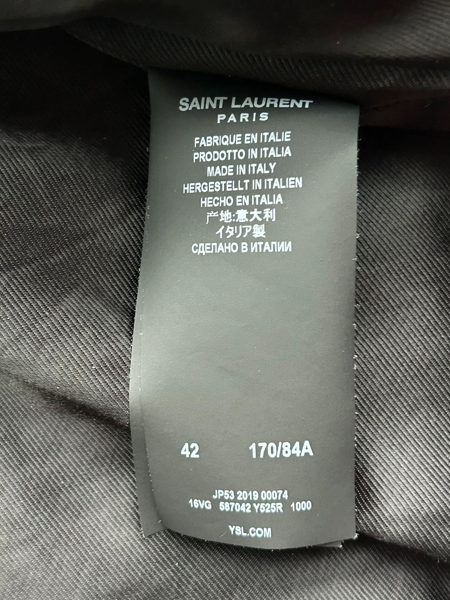 Saint Laurent Paris Saint Laurent Black Velvet Bomber Jacket Size US S / EU 44-46 / 1 - 4 Thumbnail