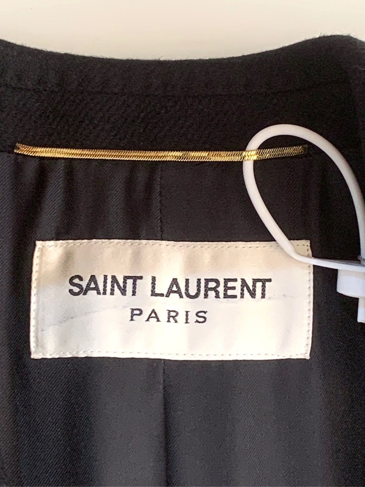 Saint Laurent Paris Saint Laurent SLP Black Long Coat Size XS / US 0-2 / IT 36-38 - 5 Thumbnail