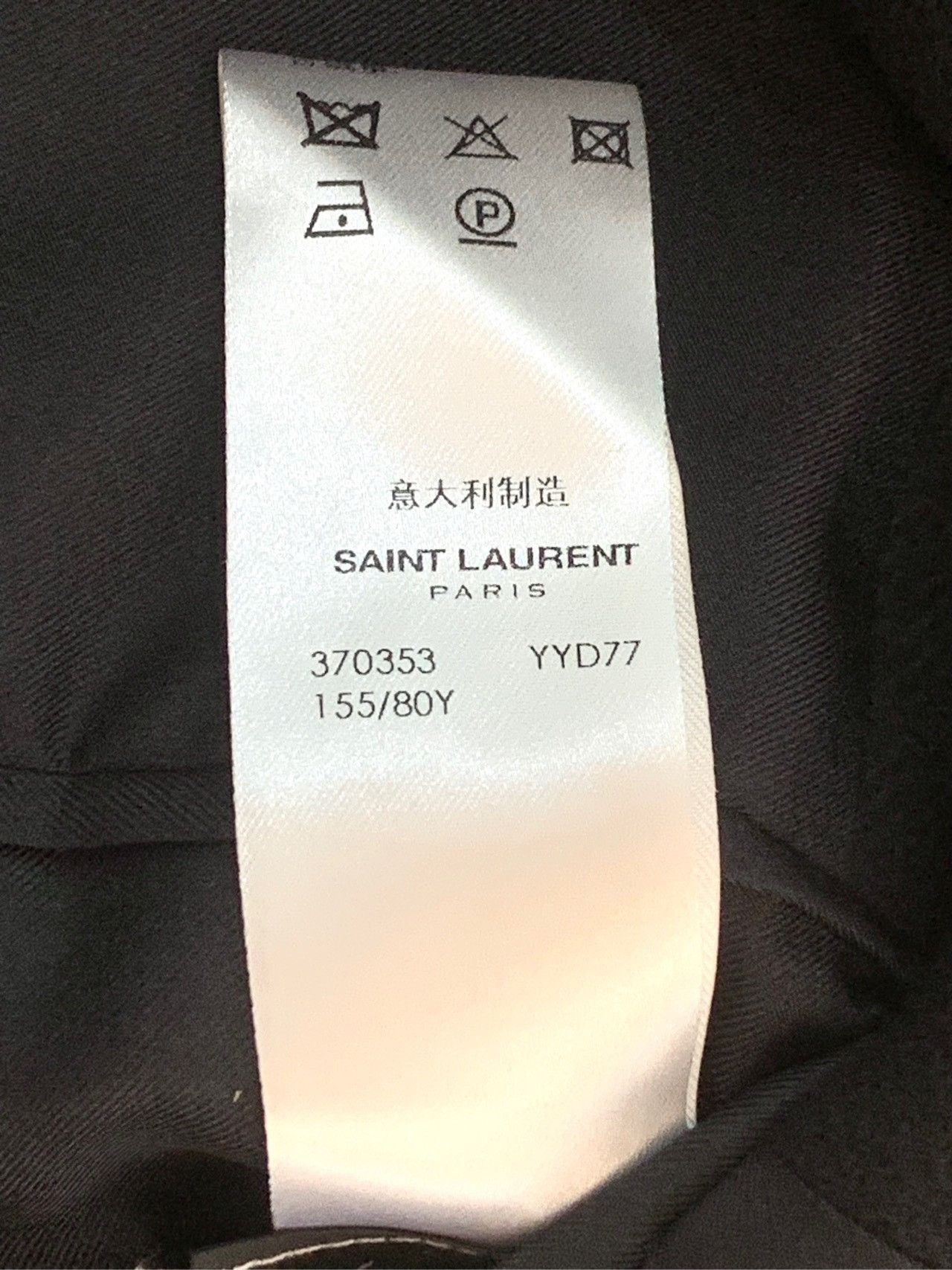 Saint Laurent Paris Saint Laurent SLP Black Long Coat Size XS / US 0-2 / IT 36-38 - 6 Thumbnail