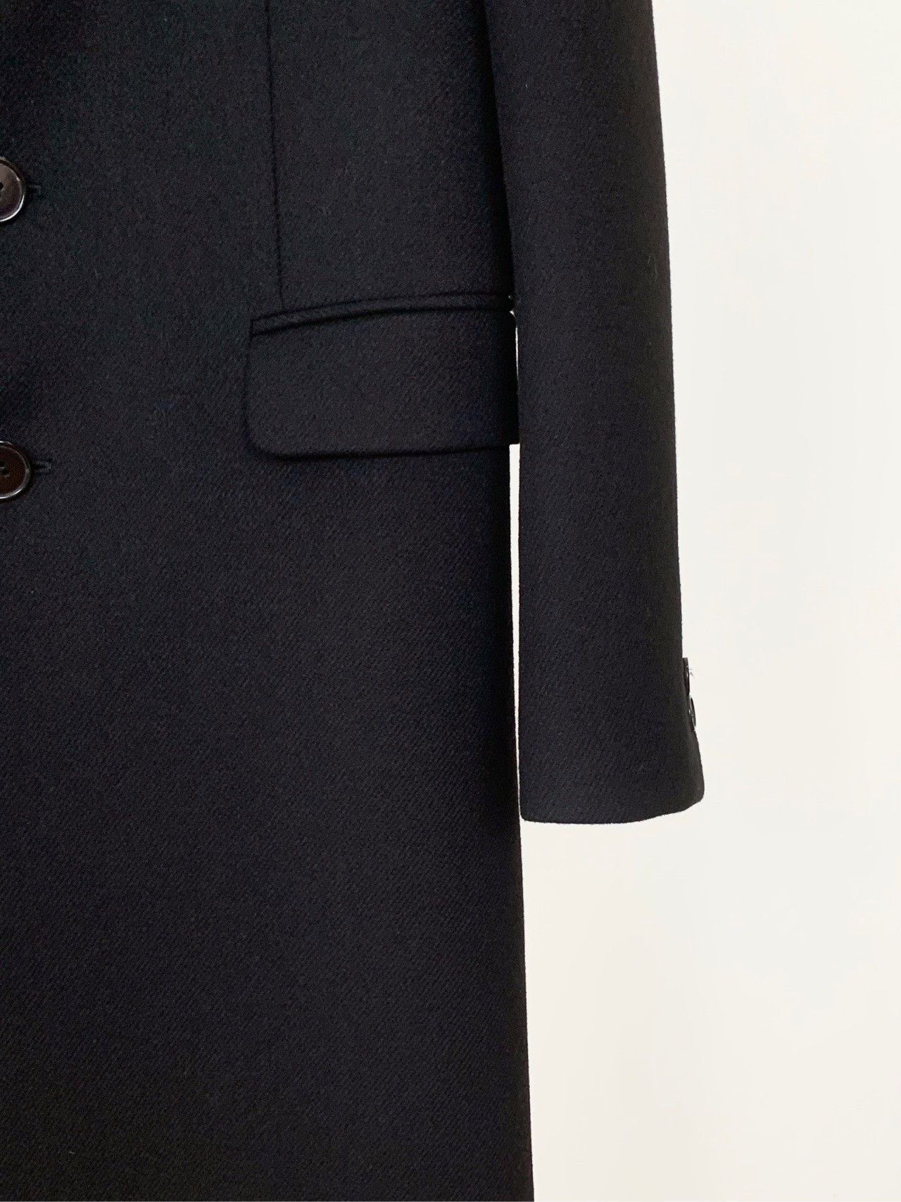 Saint Laurent Paris Saint Laurent SLP Black Long Coat Size XS / US 0-2 / IT 36-38 - 3 Thumbnail