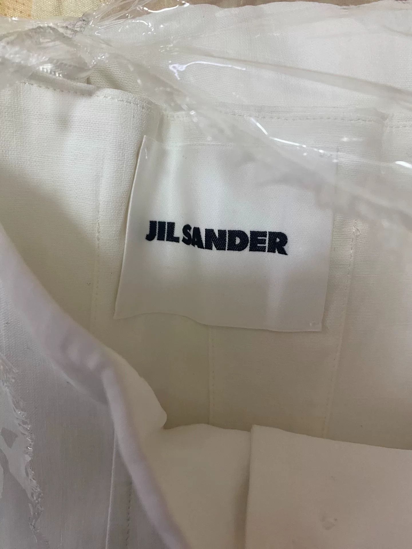 Jil Sander Jil Sander White Linen Skirt Size 32" / US 10 / IT 46 - 6 Thumbnail