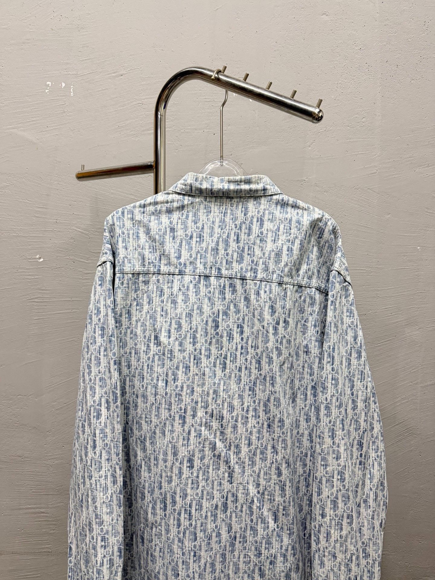 Dior Dior Blue White Patterned Shirt Size US XS / EU 42 / 0 - 4 Thumbnail