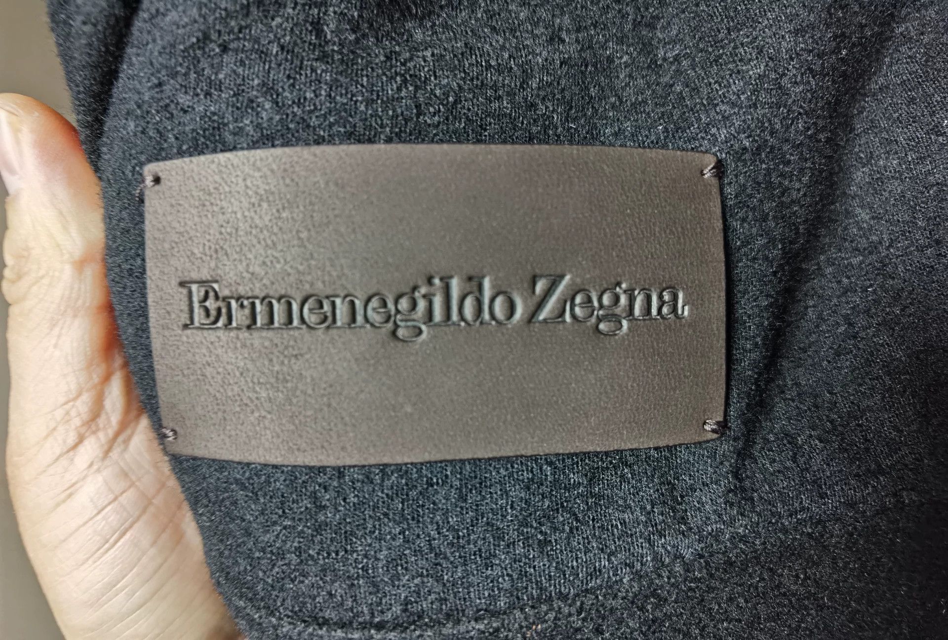 Ermenegildo Zegna Ermenegildo Zegna Wool Leather Jacket Size US XL / EU 56 / 4 - 7 Thumbnail