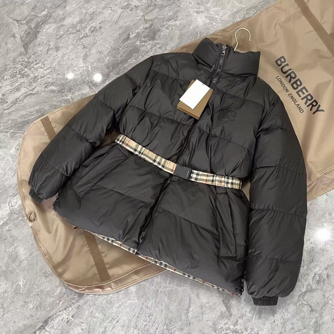Burberry Burberry Checkered Puffer Jacket Size L / US 10 / IT 46 - 2 Thumbnail