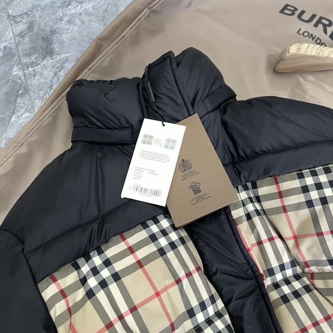 Burberry Burberry Checkered Puffer Jacket Size L / US 10 / IT 46 - 6 Thumbnail