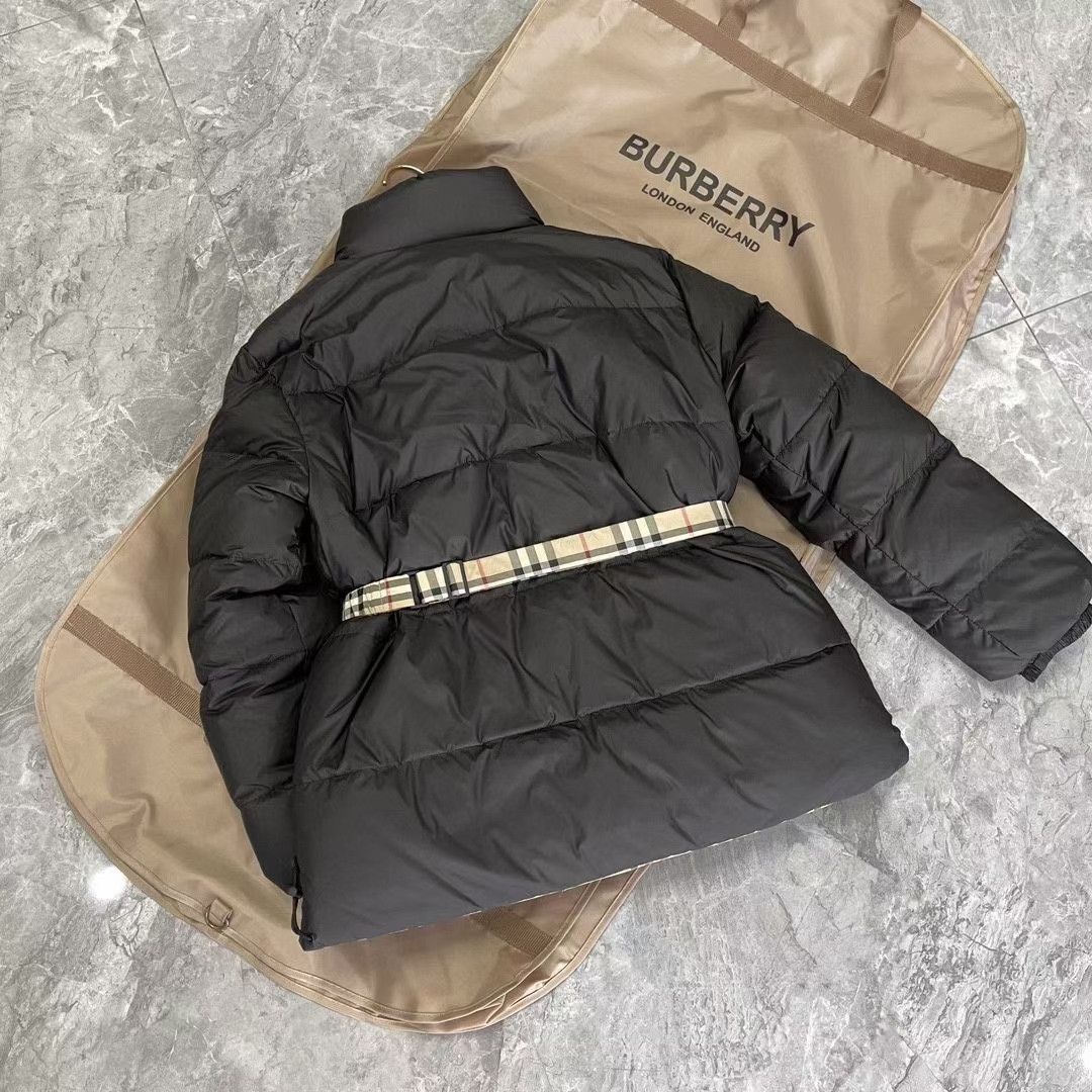 Burberry Burberry Checkered Puffer Jacket Size L / US 10 / IT 46 - 3 Thumbnail