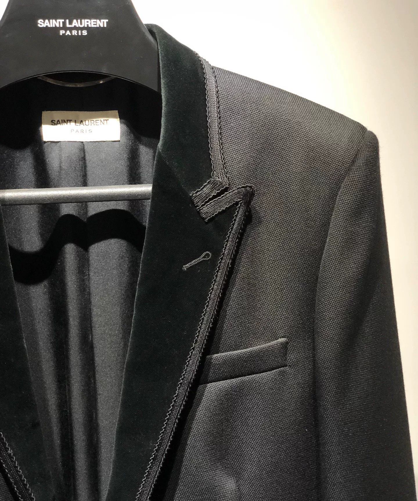 Saint Laurent Paris Saint Laurent Black Structured Blazer Size US S / EU 44-46 / 1 - 3 Thumbnail