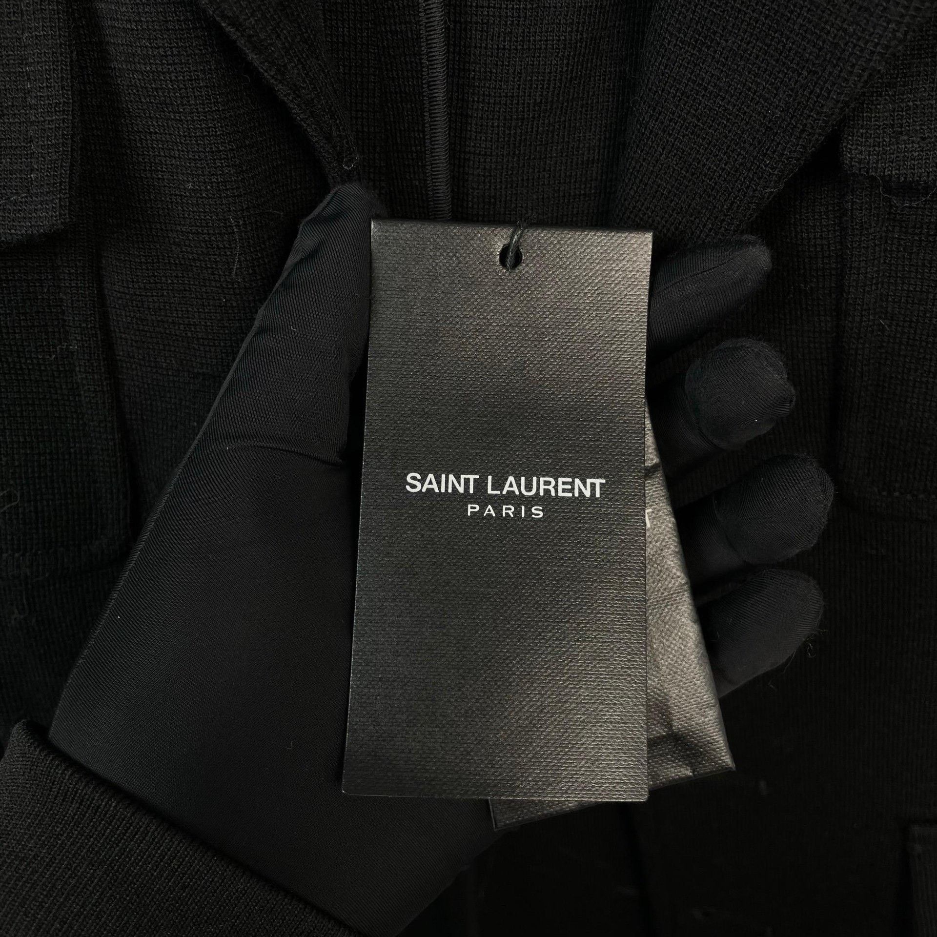 Saint Laurent Paris YSL Black Four-Pocket Blazer Size XXS / US 00 / IT 34 - 2 Thumbnail