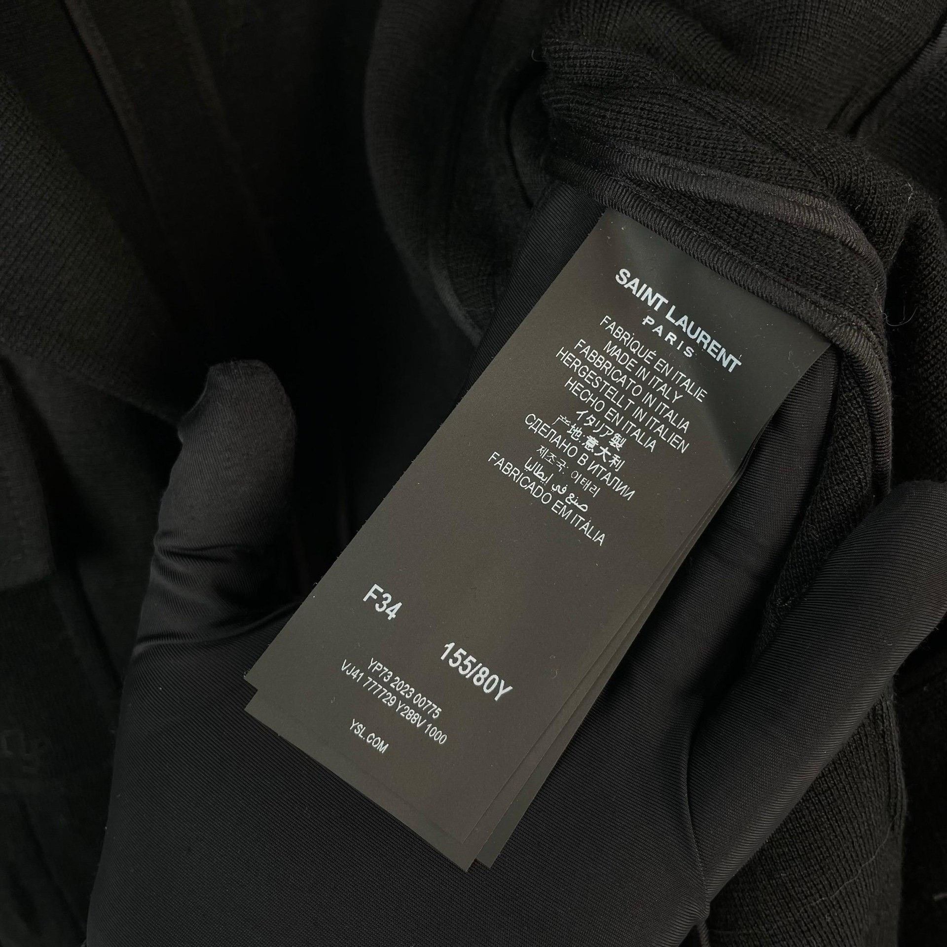 Saint Laurent Paris YSL Black Four-Pocket Blazer Size XXS / US 00 / IT 34 - 7 Thumbnail