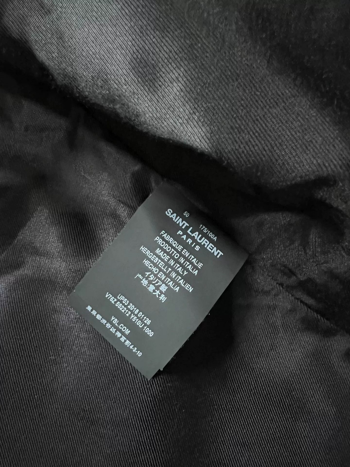 Saint Laurent Paris Saint Laurent 2019 Beaded Jacquard Jacket Size US L / EU 52-54 / 3 - 5 Thumbnail