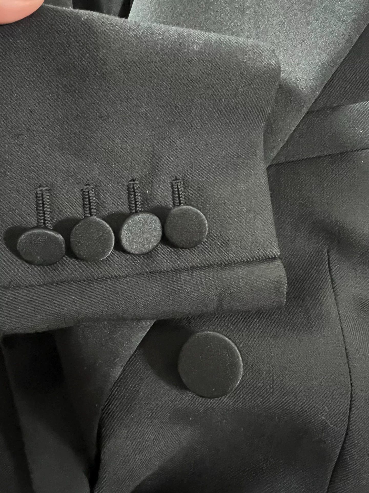 Saint Laurent Paris Saint Laurent Classic Peak Lapel Blazer Size S / US 4 / IT 40 - 6 Thumbnail