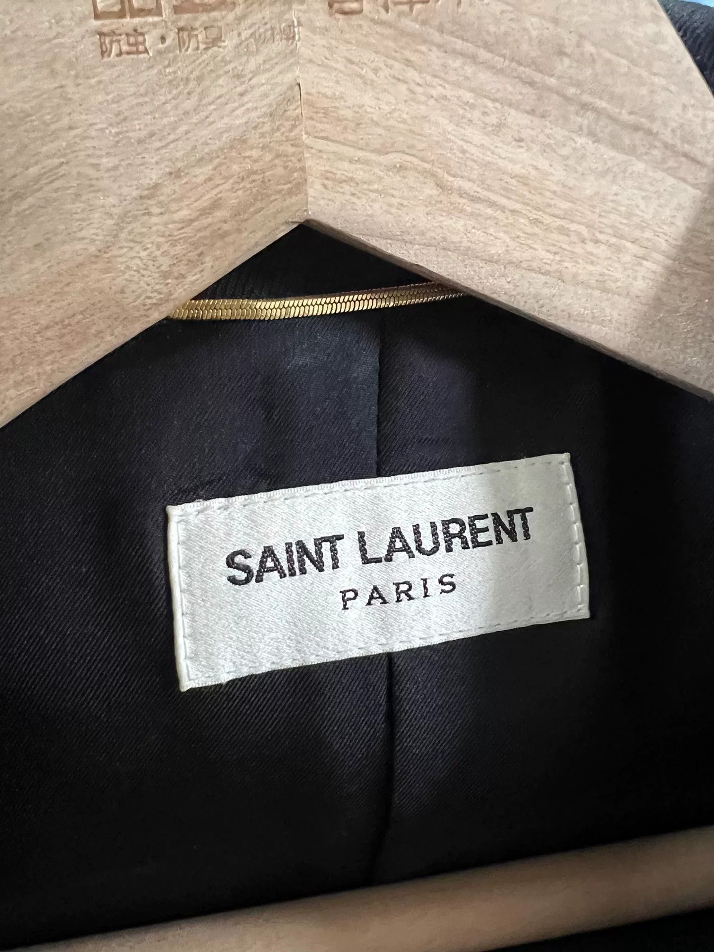 Saint Laurent Paris Saint Laurent Classic Peak Lapel Blazer Size S / US 4 / IT 40 - 3 Thumbnail