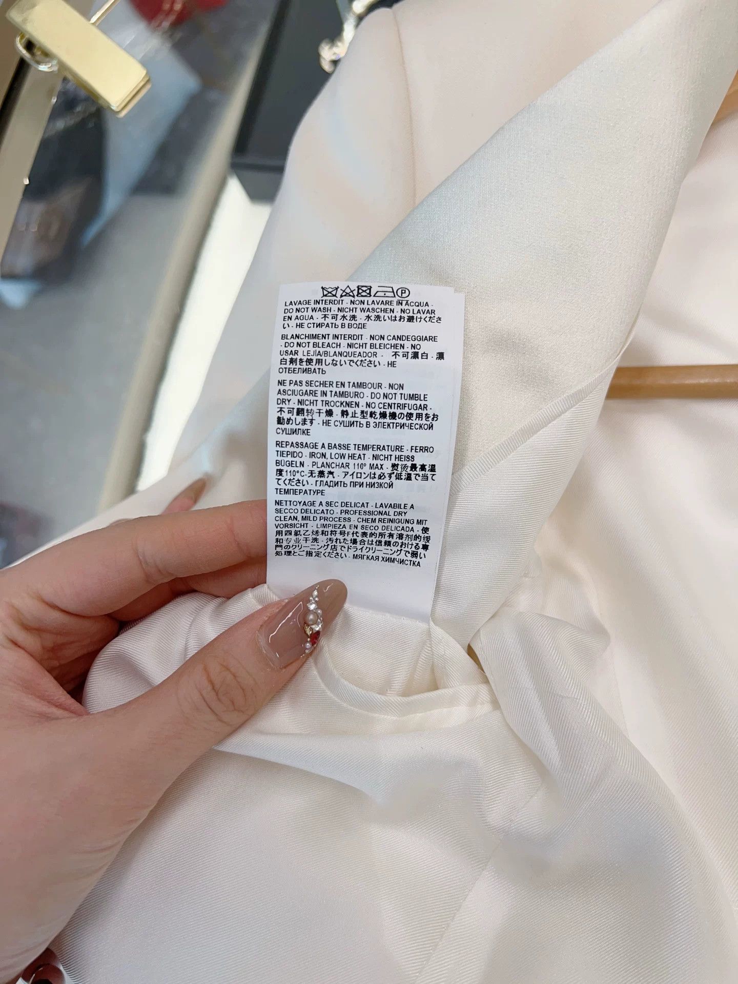 Saint Laurent Paris Saint Laurent White Structured Blazer 34 Size XXS / US 00 / IT 34 - 5 Thumbnail