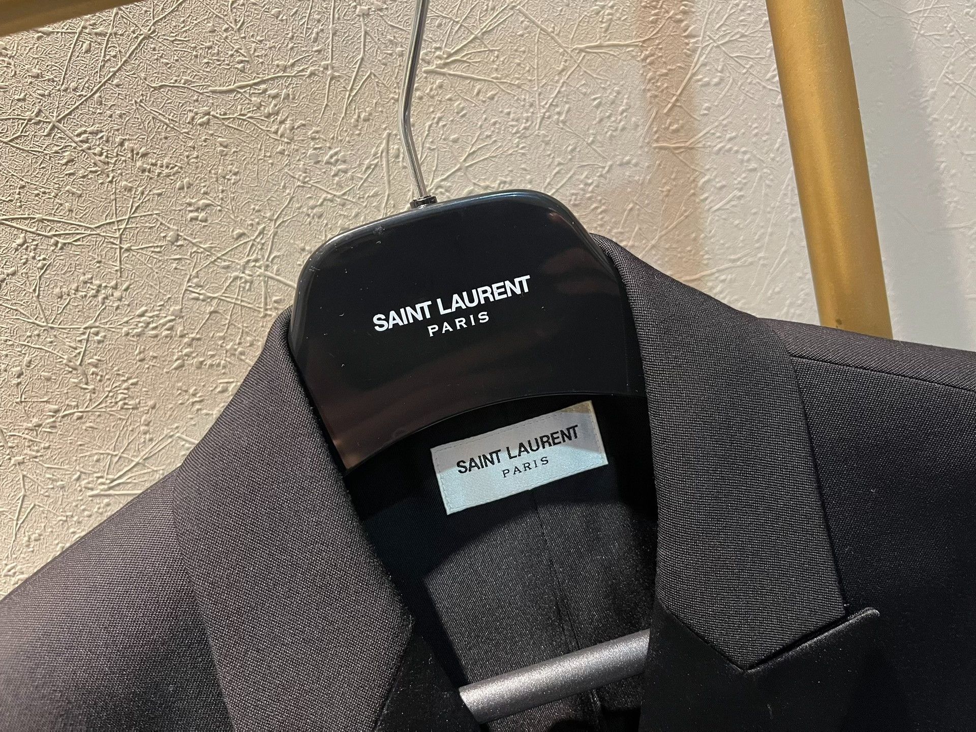 Saint Laurent Paris Saint Laurent Black Wool Blazer Size US XS / EU 42 / 0 - 3 Thumbnail