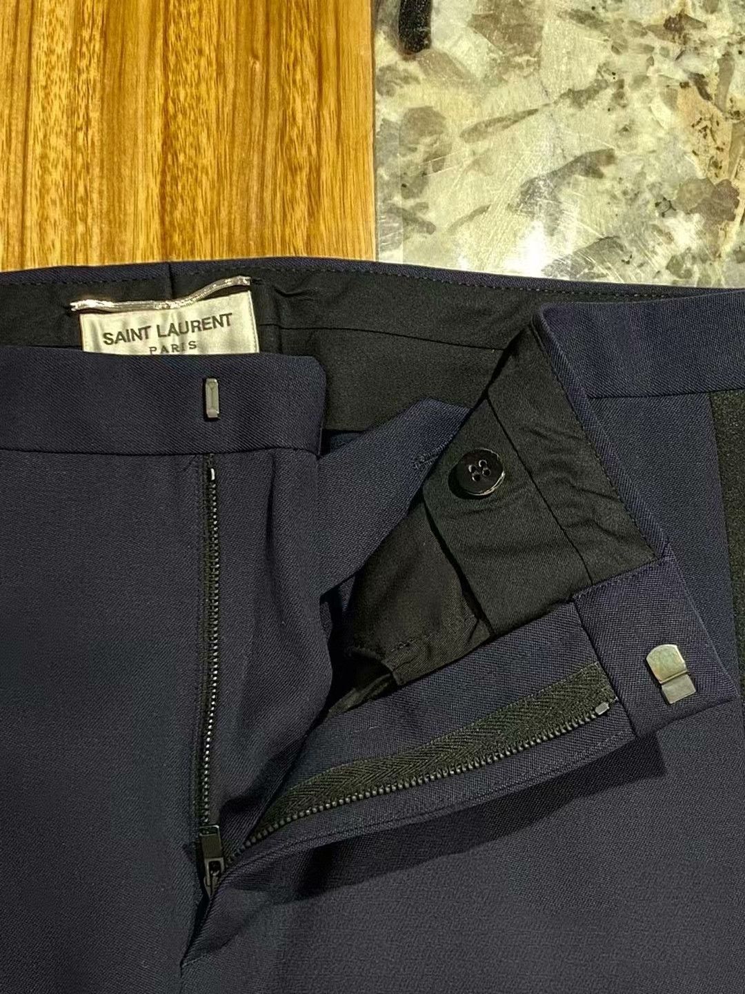 Saint Laurent Paris Saint Laurent Dark Blue Suit Set Size US M / EU 48-50 / 2 - 8 Thumbnail