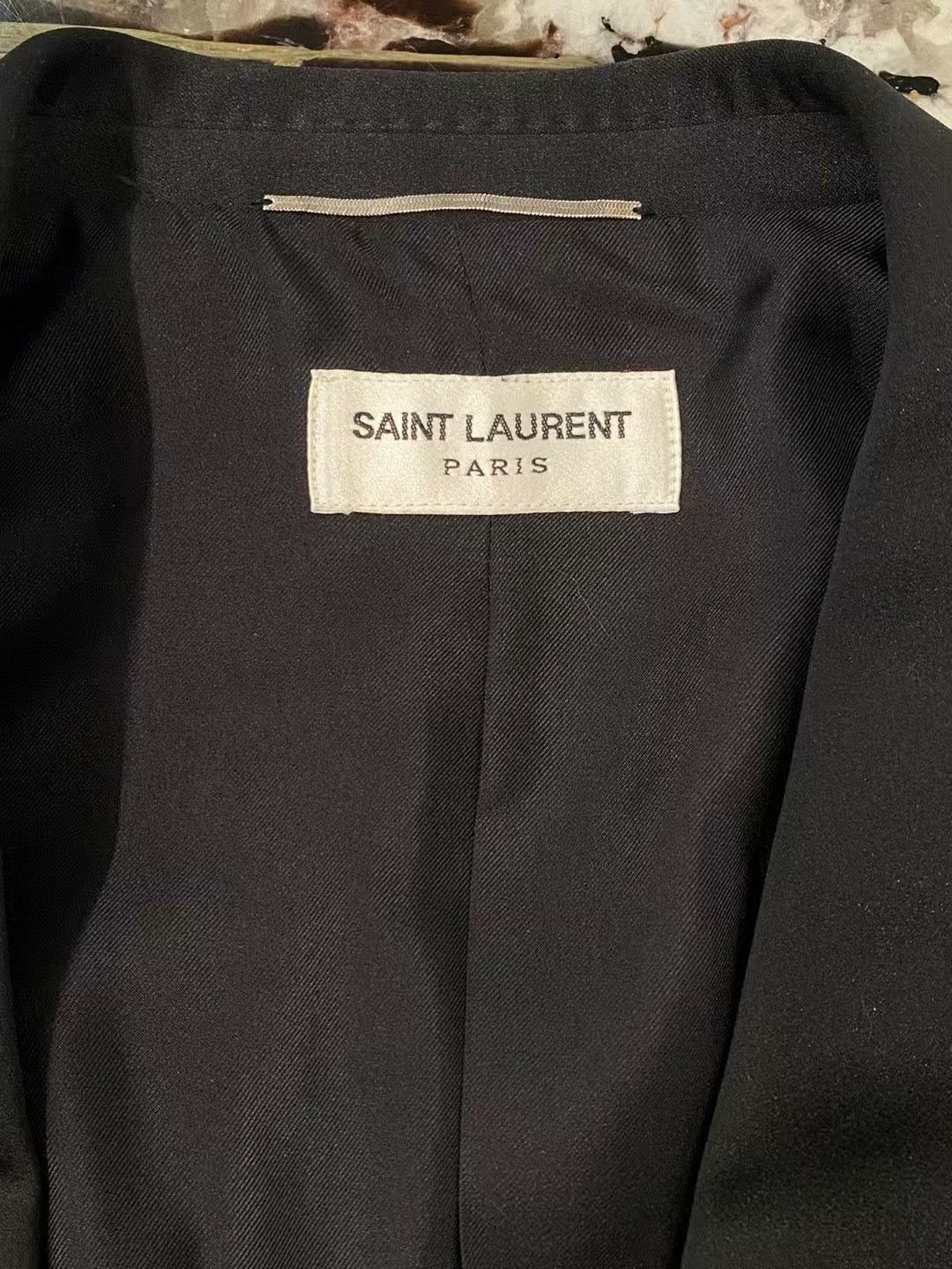 Saint Laurent Paris Saint Laurent Dark Blue Suit Set Size US M / EU 48-50 / 2 - 2 Thumbnail