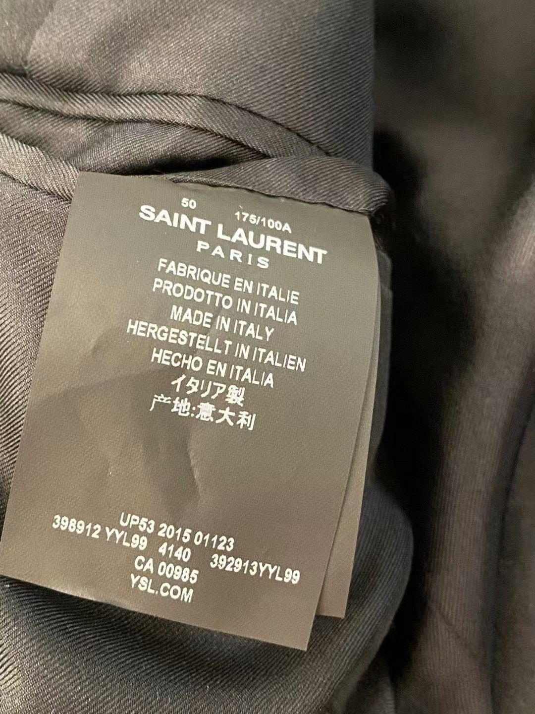 Saint Laurent Paris Saint Laurent Dark Blue Suit Set Size US M / EU 48-50 / 2 - 6 Thumbnail