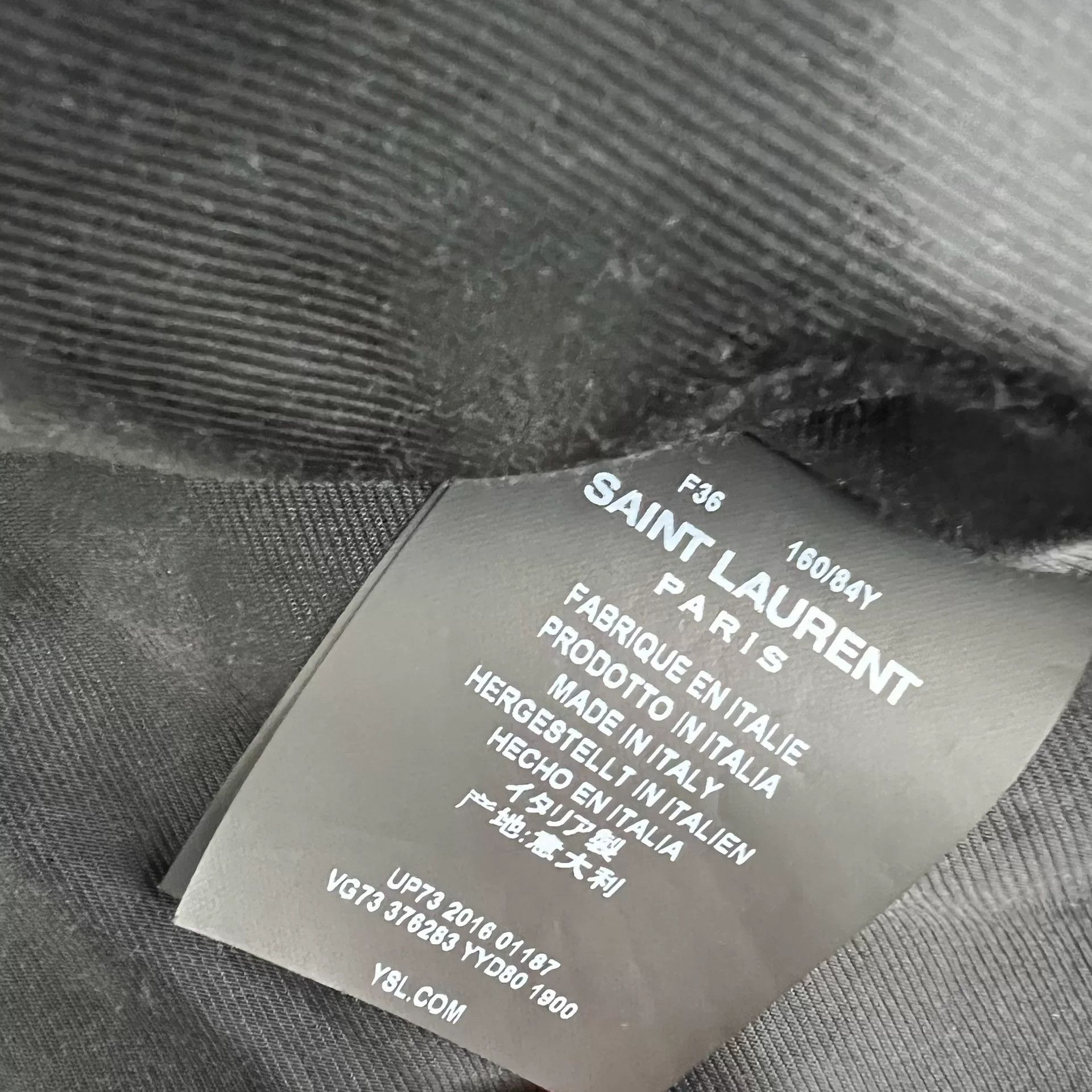 Saint Laurent Paris Saint Laurent Striped Baseball Jacket Size S / US 4 / IT 40 - 6 Thumbnail