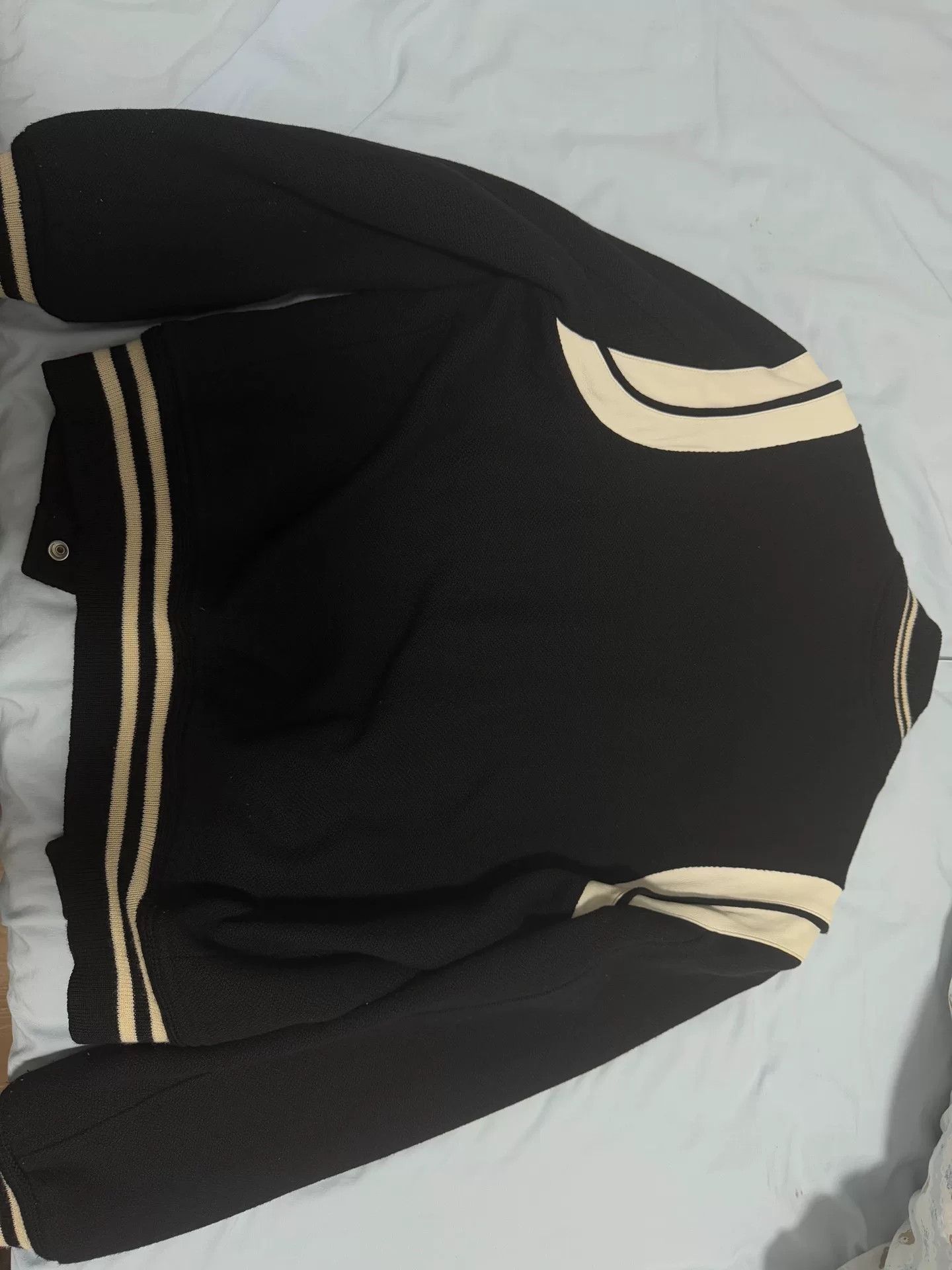 Saint Laurent Paris Saint Laurent Black White Varsity Jacket Size US S / EU 44-46 / 1 - 9 Thumbnail