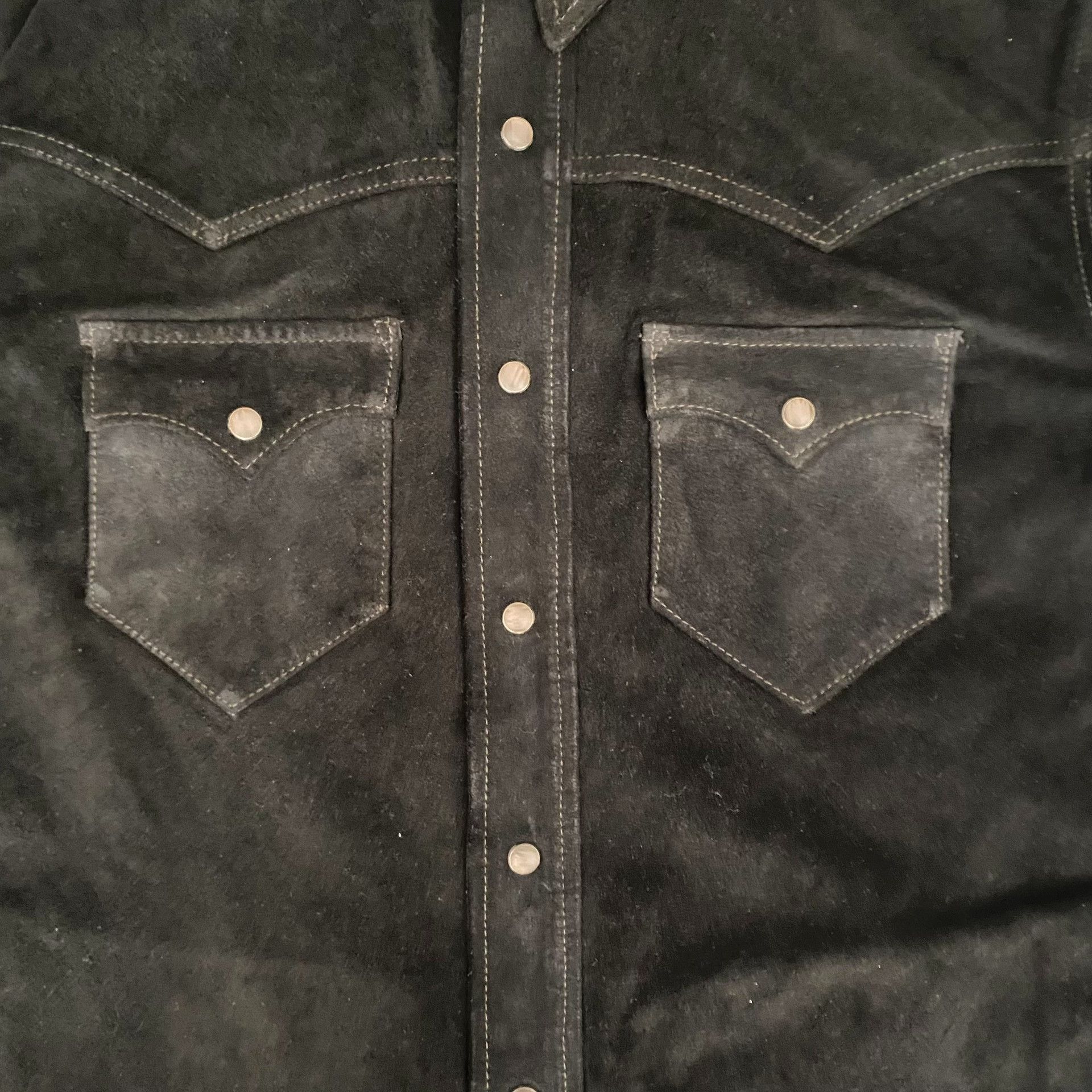 RRL Ralph Lauren Ralph Lauren RRL Western Leather Shirt Size US M / EU 48-50 / 2 - 5 Thumbnail