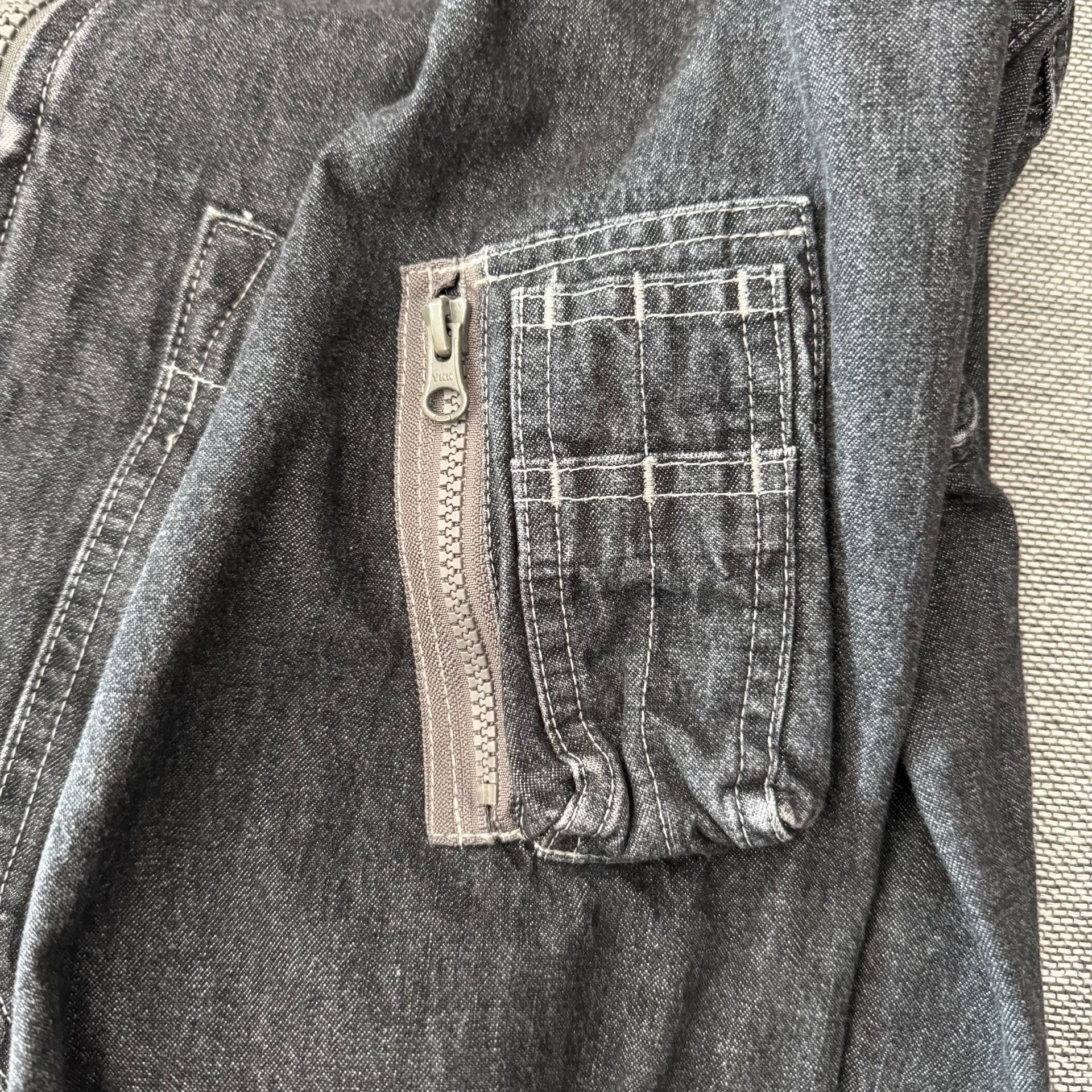 Tenderloin Tenderloin Ma1 Black Washed Denim Jacket Size US M / EU 48-50 / 2 - 5 Thumbnail