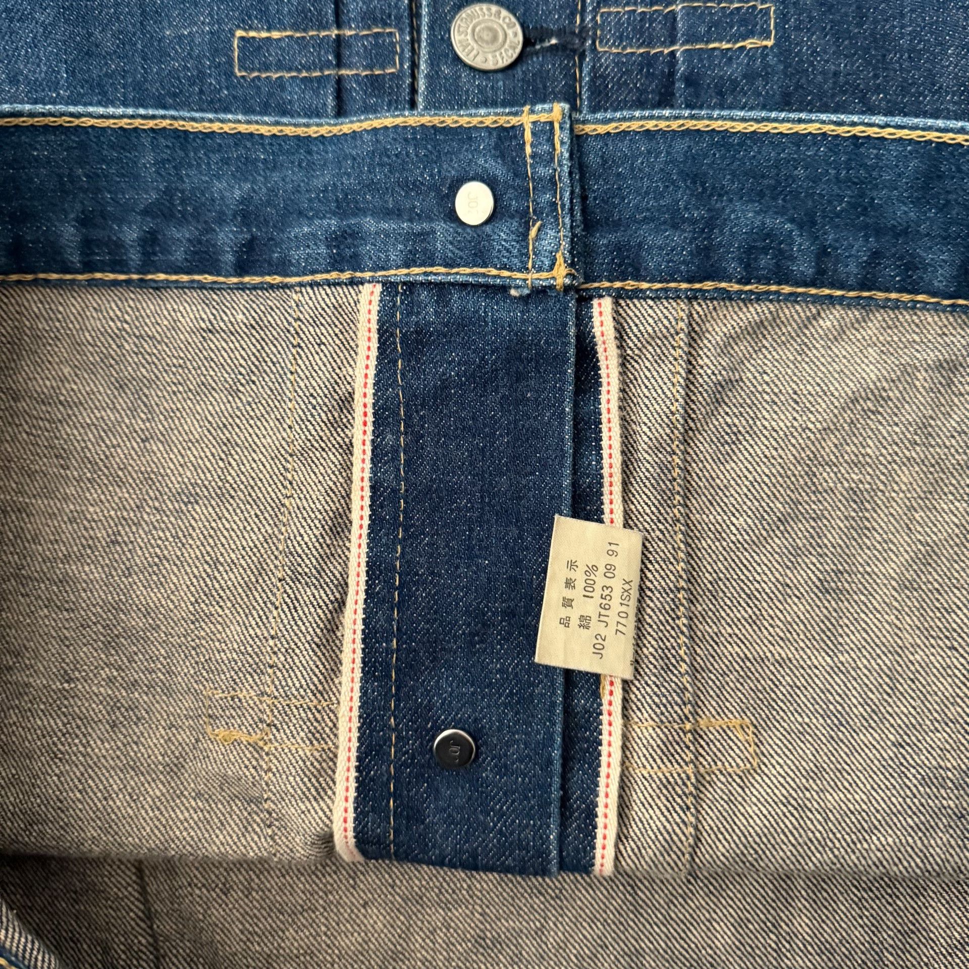 Levi's Vintage Clothing Levi's LVC 7701SXX J02 Denim Jacket Size US XXS / EU 40 - 6 Thumbnail