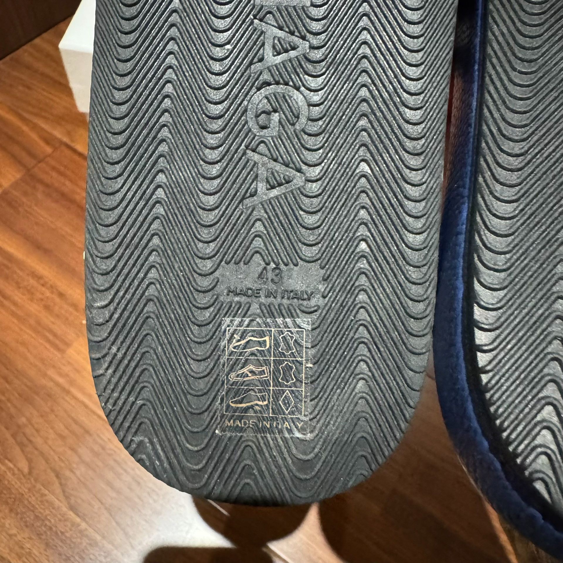 Balenciaga Balenciaga Blue Wave Print Slippers Size US 10 / EU 43 - 6 Thumbnail