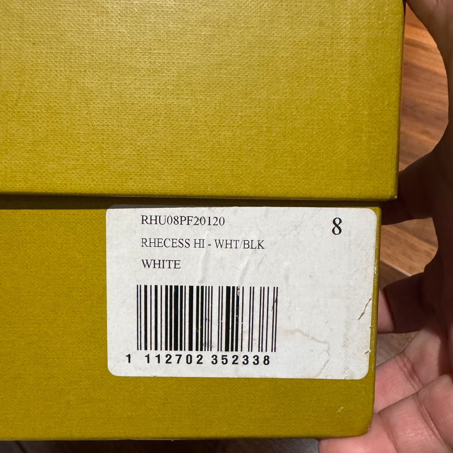 Rhude RHUDE RHECESS Super Vintage High-Top Leather Sneakers Size US 9 / EU 42 - 7 Thumbnail