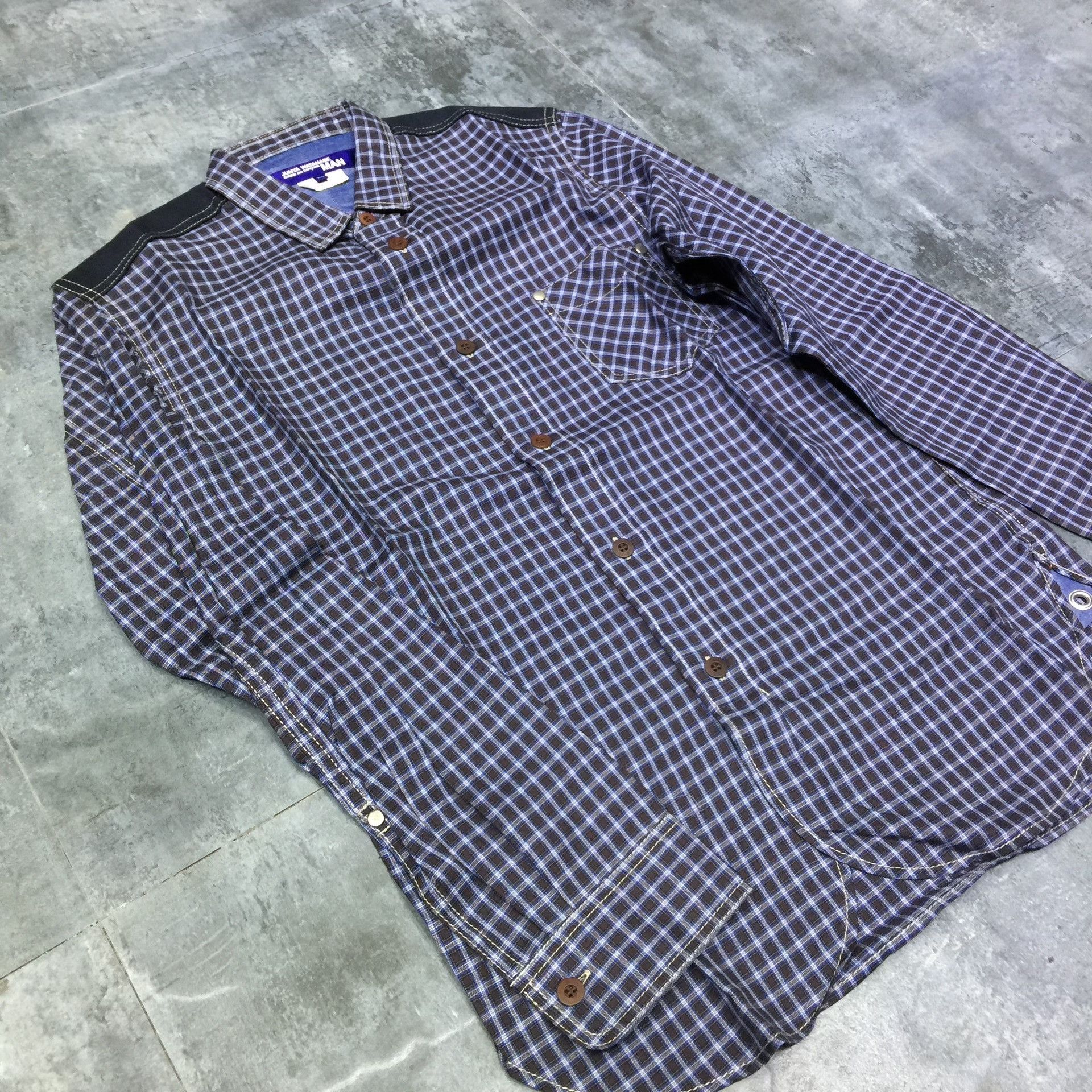 Junya Watanabe Junya Watanabe Man Plaid Shirt Size US XS / EU 42 / 0 - 2 Thumbnail