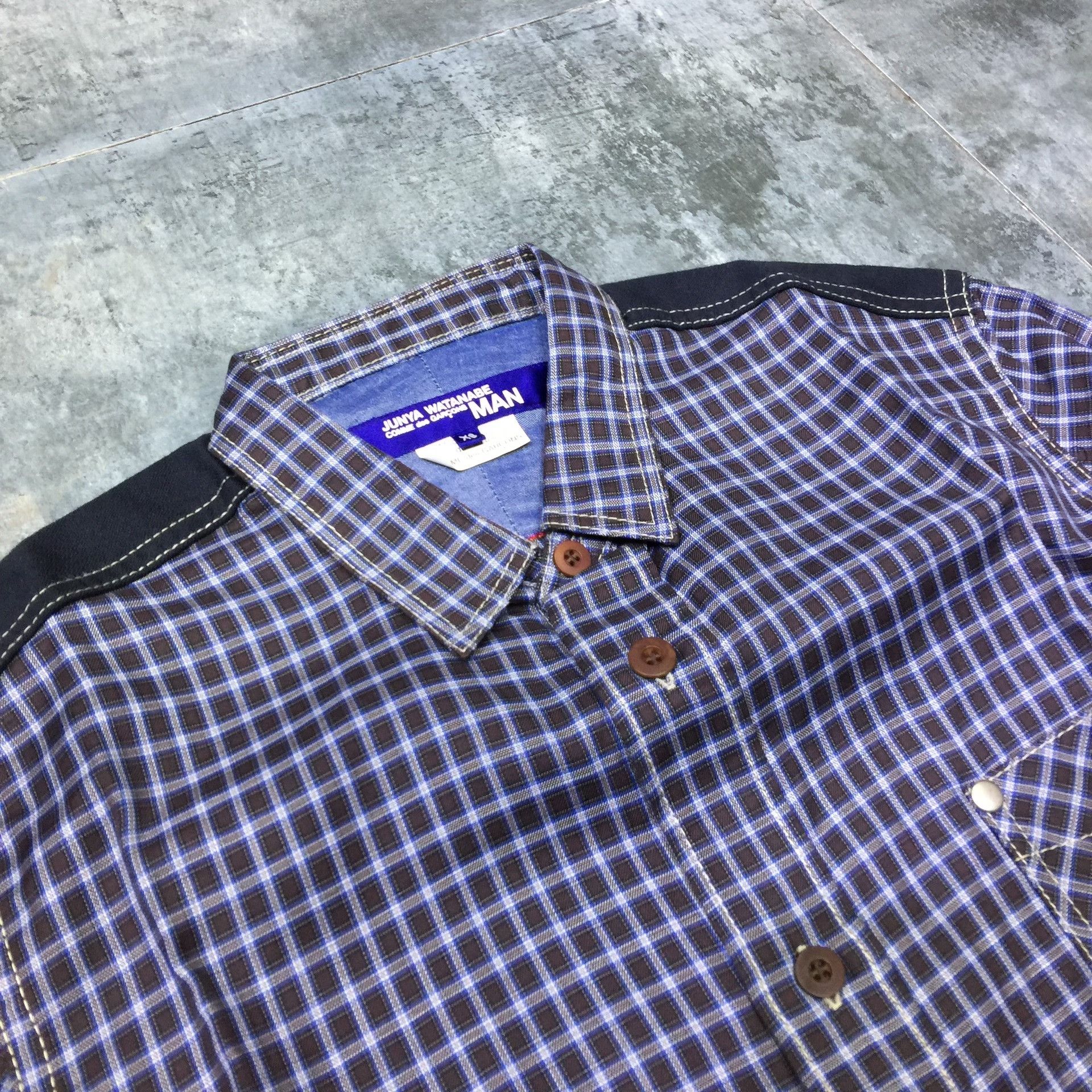 Junya Watanabe Junya Watanabe Man Plaid Shirt Size US XS / EU 42 / 0 - 4 Thumbnail
