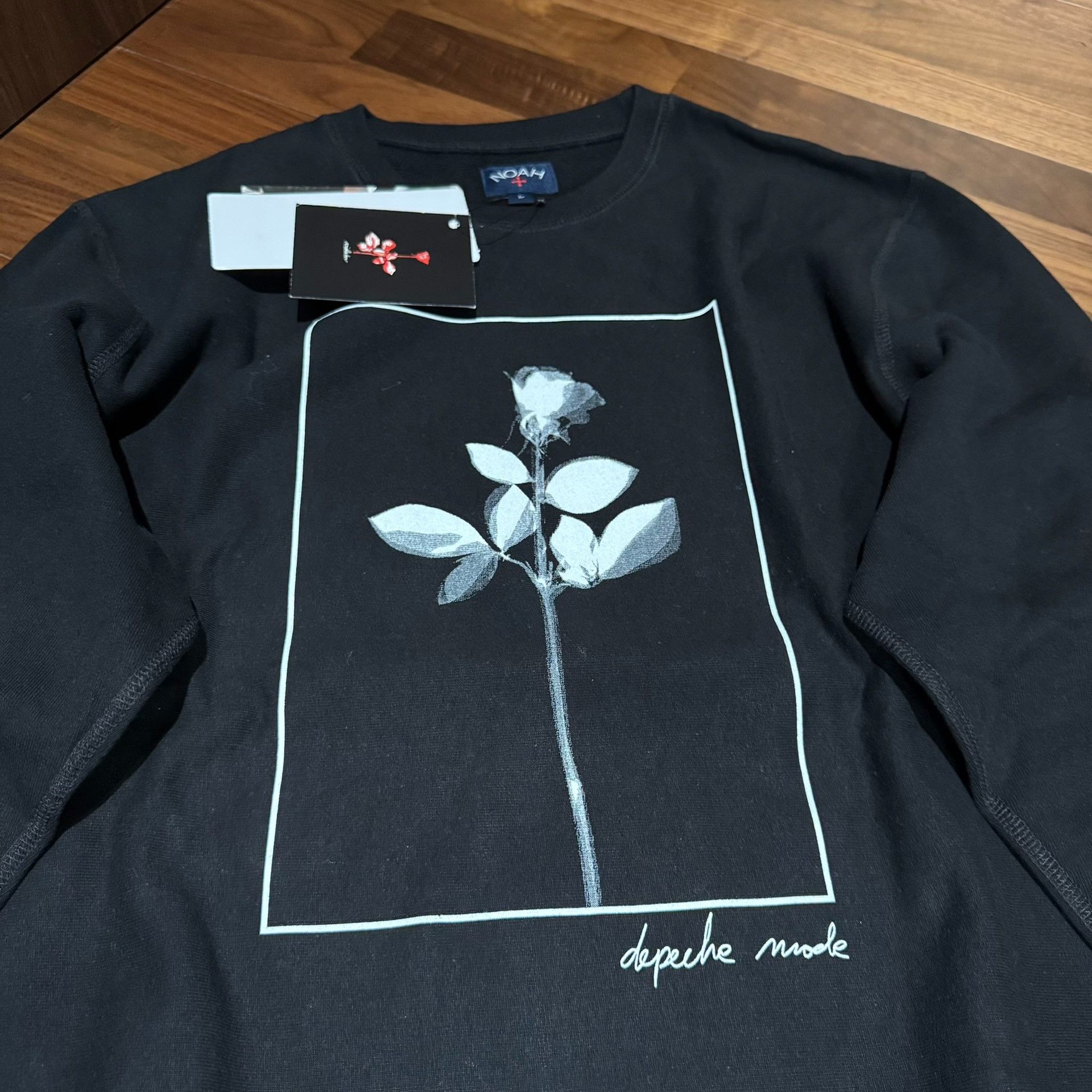 Noah NOAH DM Rose Silhouette Sweatshirt Size US L / EU 52-54 / 3 - 3 Thumbnail