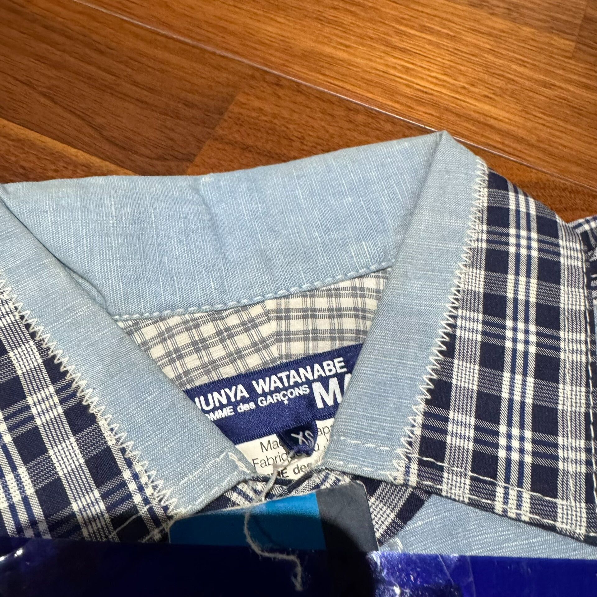 Junya Watanabe Junya Watanabe MAN Linen Plaid Shirt Size US XS / EU 42 / 0 - 6 Thumbnail