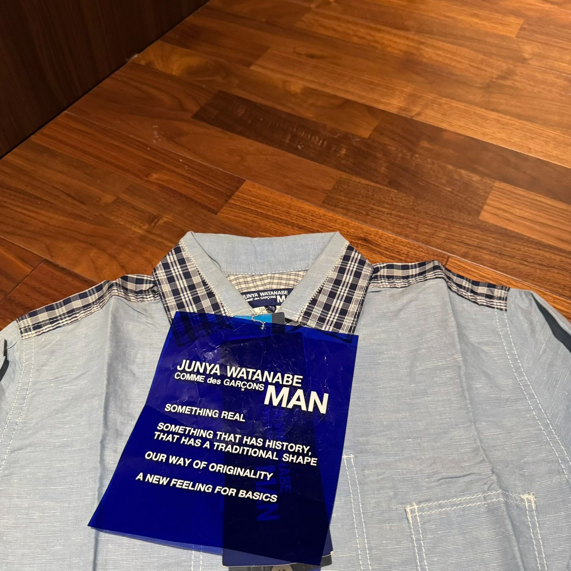 Junya Watanabe Junya Watanabe MAN Linen Plaid Shirt Size US XS / EU 42 / 0 - 3 Thumbnail