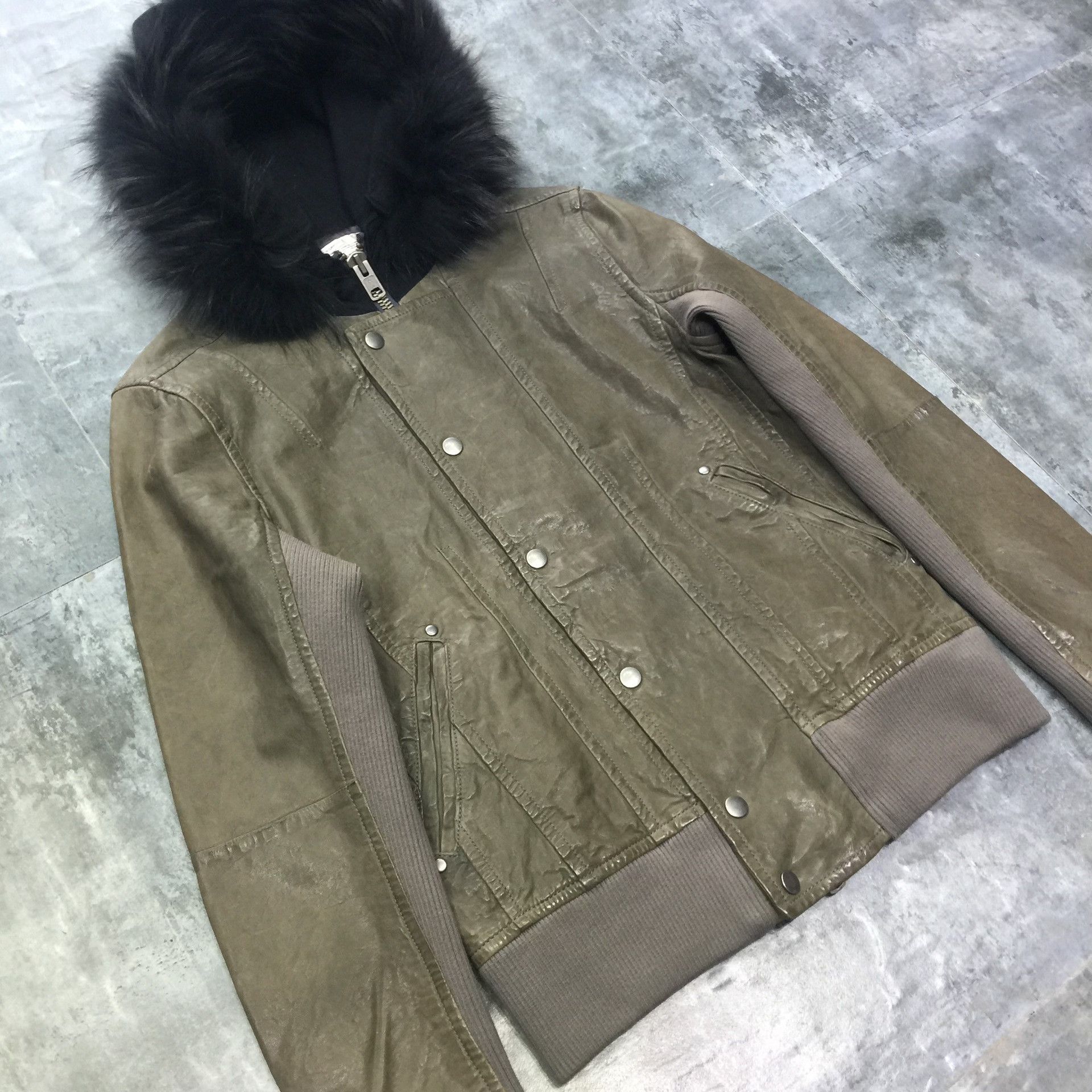 5cm 5CM Sheepskin Hooded Jacket Size US M / EU 48-50 / 2 - 2 Thumbnail