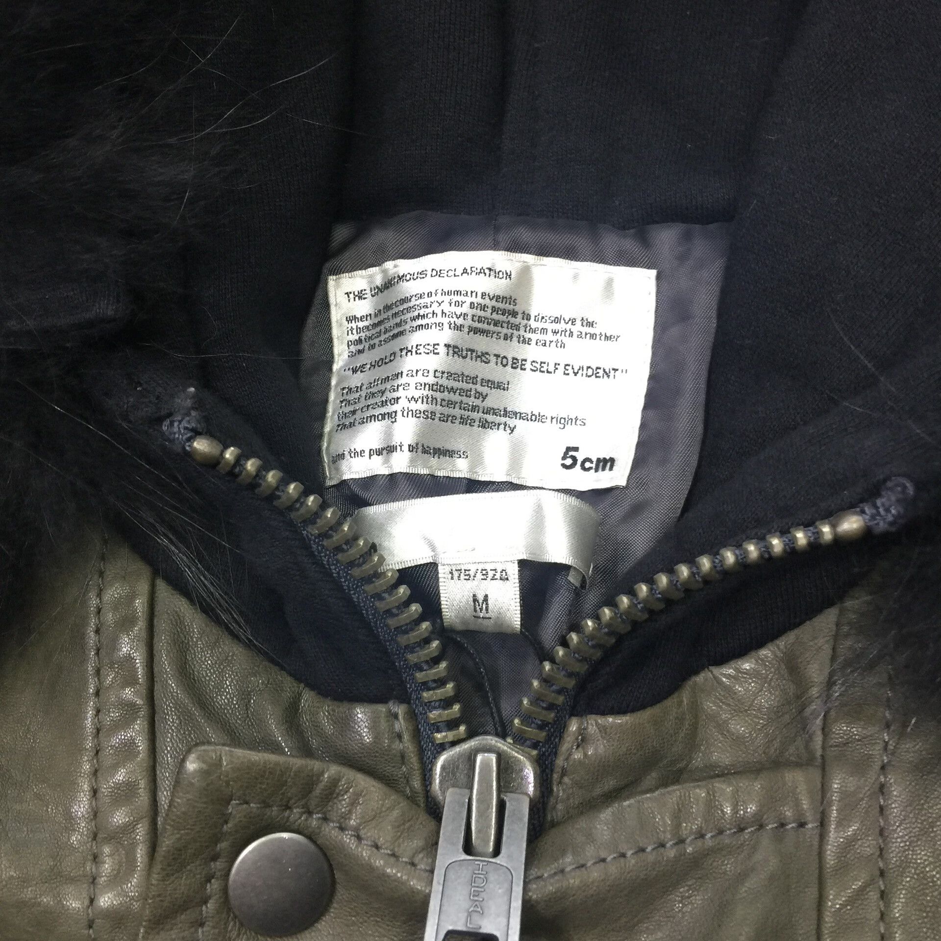 5cm 5CM Sheepskin Hooded Jacket Size US M / EU 48-50 / 2 - 6 Thumbnail