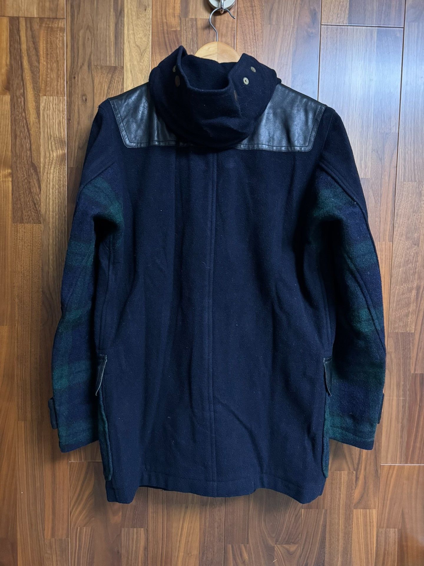 Junya Watanabe Junya Watanabe MAN CDG Wool Blend Navy Coat Size US M / EU 48-50 / 2 - 2 Thumbnail