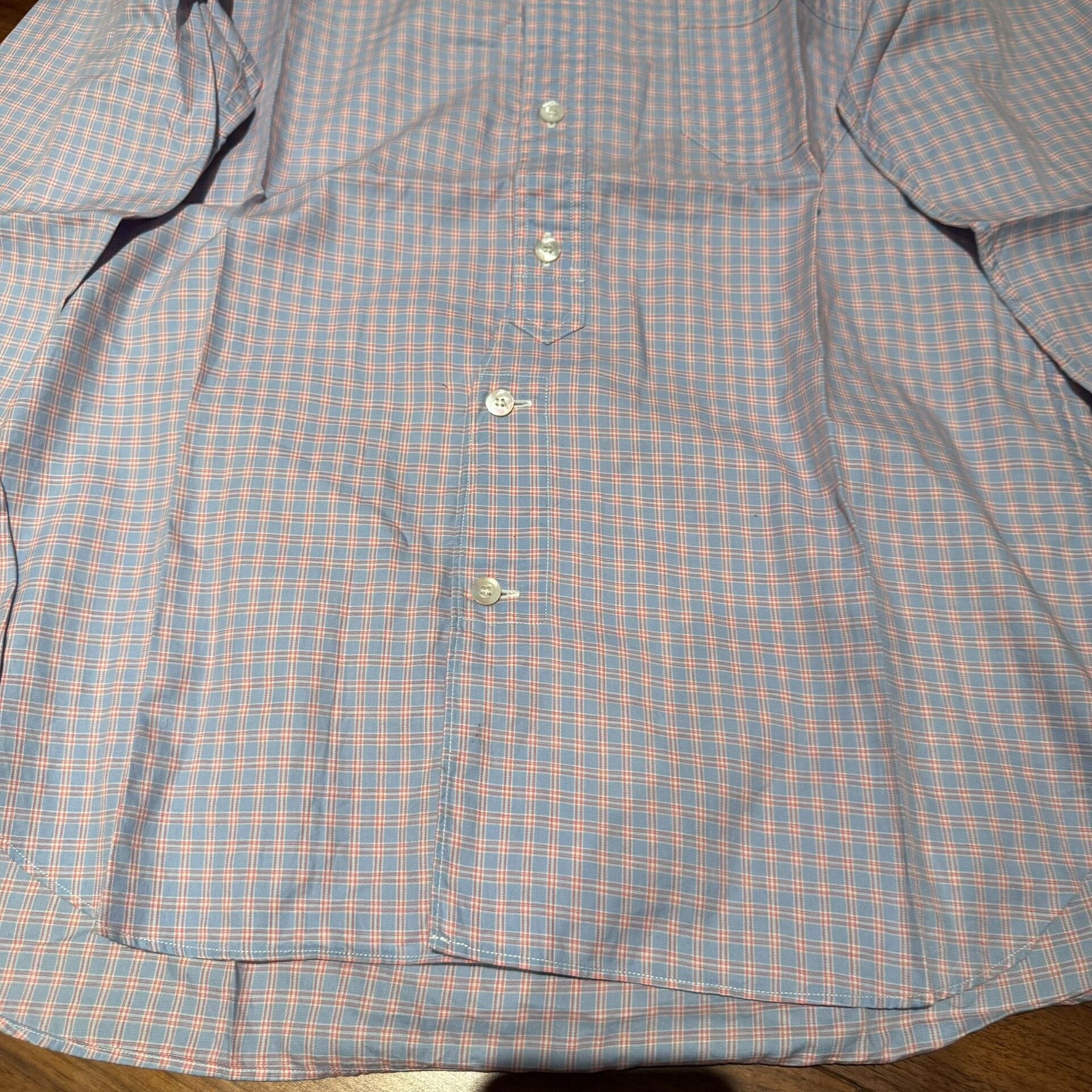 Junya Watanabe Junya Watanabe MAN CDG Pink Blue Check Shirt Size US XS / EU 42 / 0 - 4 Thumbnail