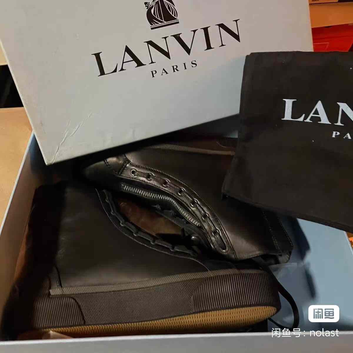 Lanvin Lanvin Men's High-Top Leather Boots Size US 9 / EU 42 - 6 Thumbnail