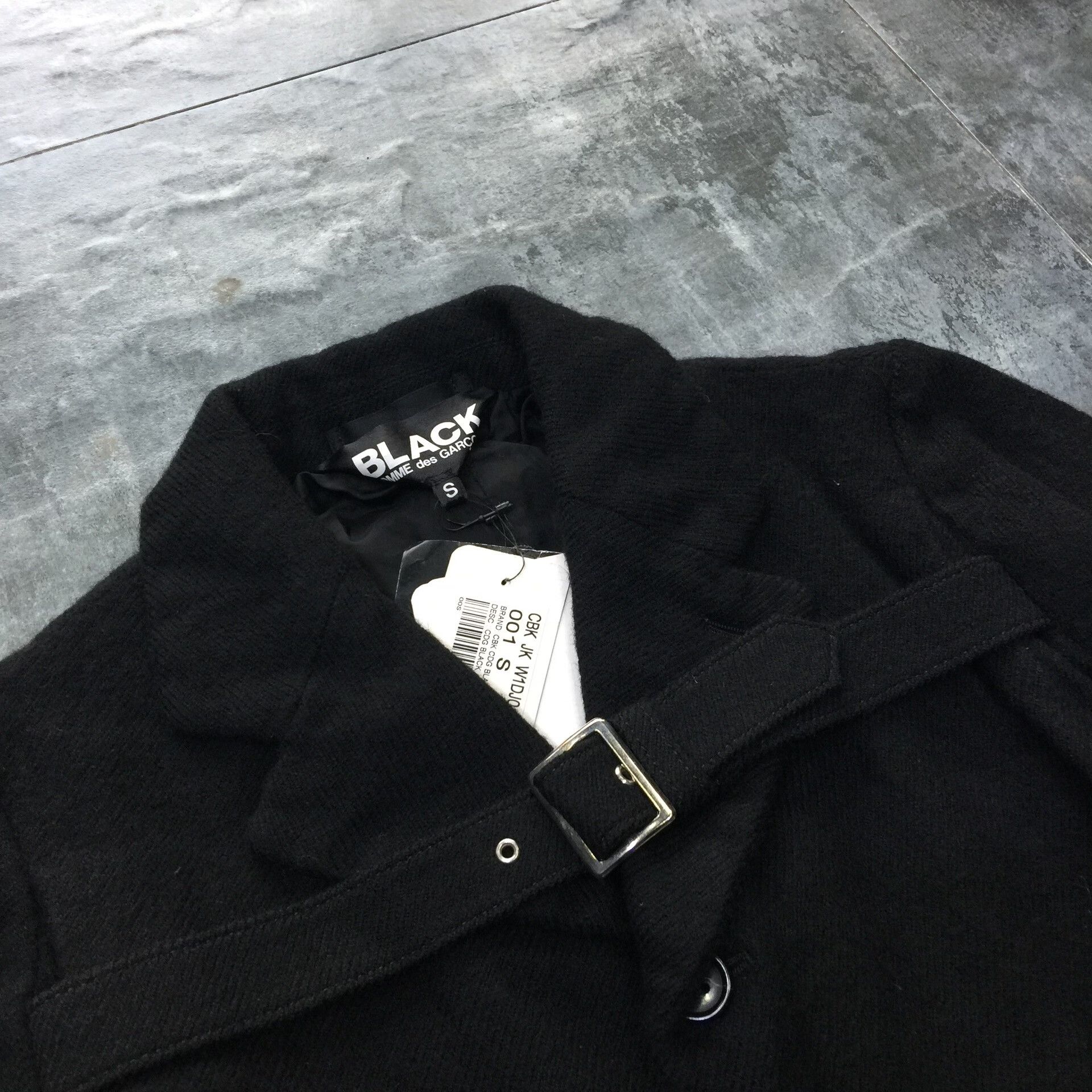 Comme des Garcons CDG Black Camo Patch Wool Blazer Size S / US 4 / IT 40 - 4 Thumbnail