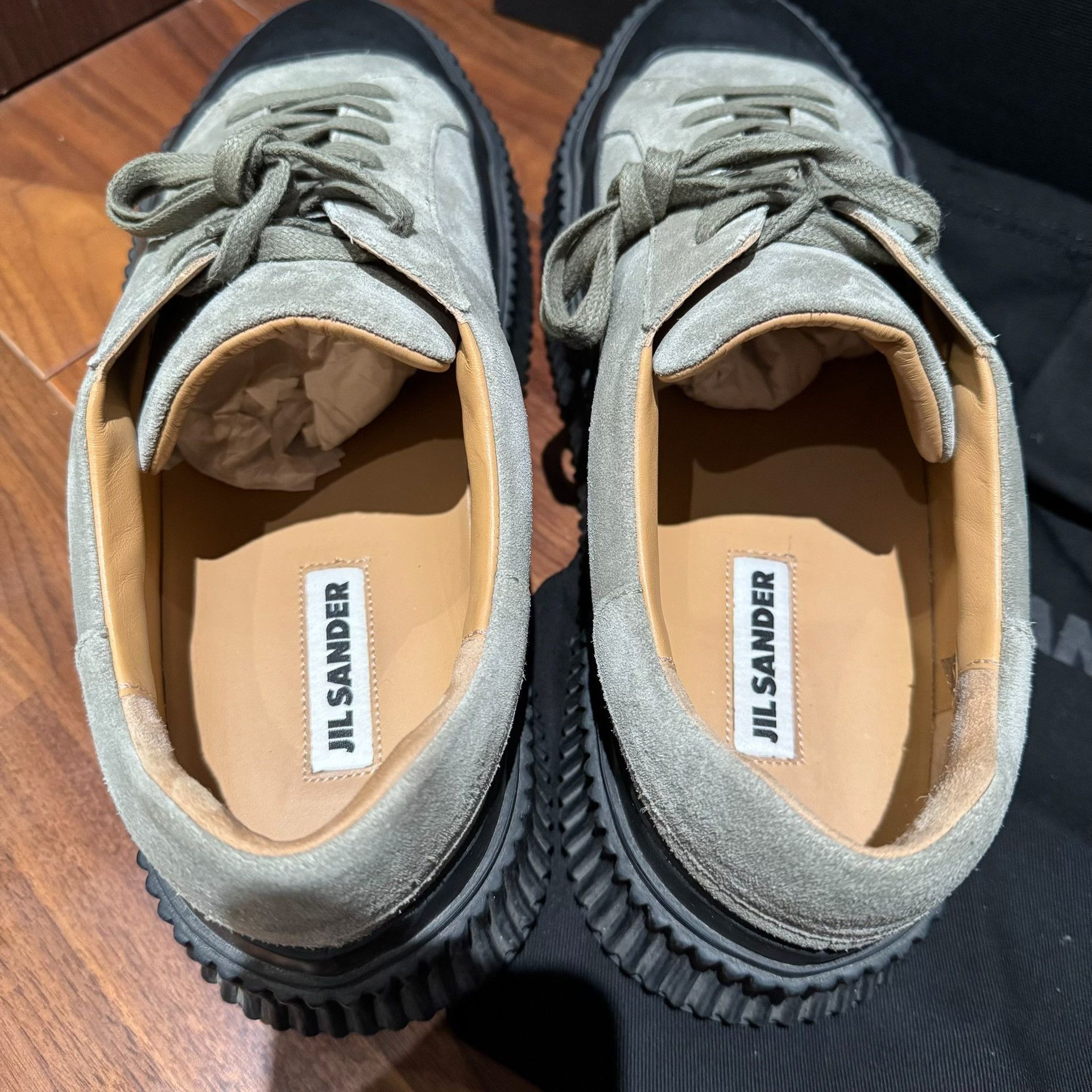 Jil Sander JIL SANDER Olive Green Bread Shoes Size US 10 / EU 43 - 5 Thumbnail