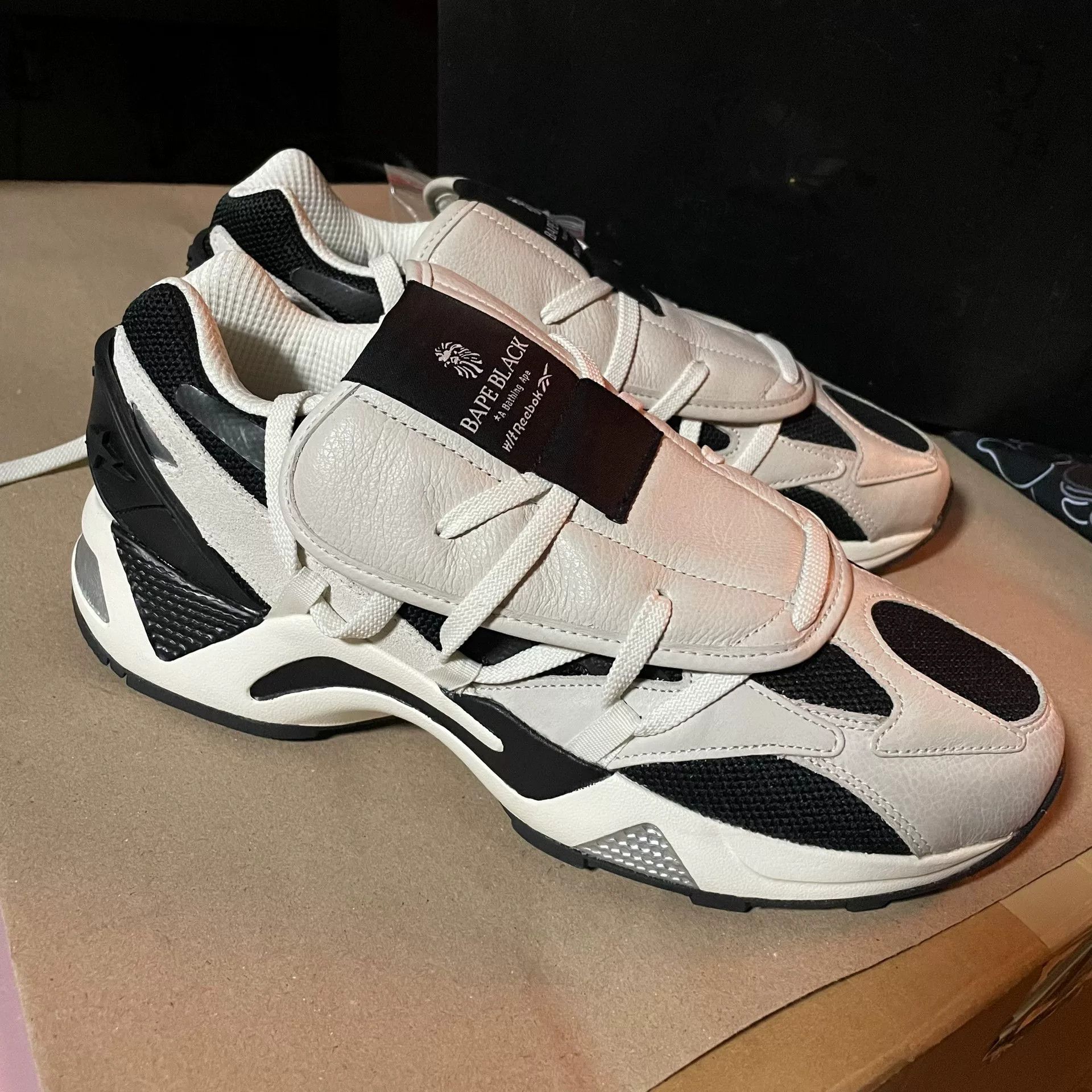 Bape Bape x Reebok Aztrek 96 Black Size US 9 / EU 42 - 6 Thumbnail