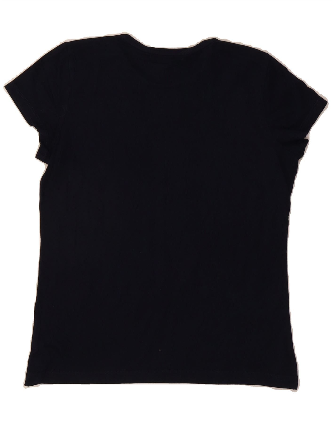 Ralph Lauren Womens Blouse Top UK 10 Small Navy Blue Floral Cotton Size US 11.5 / IT 41.5 - 2 Thumbnail