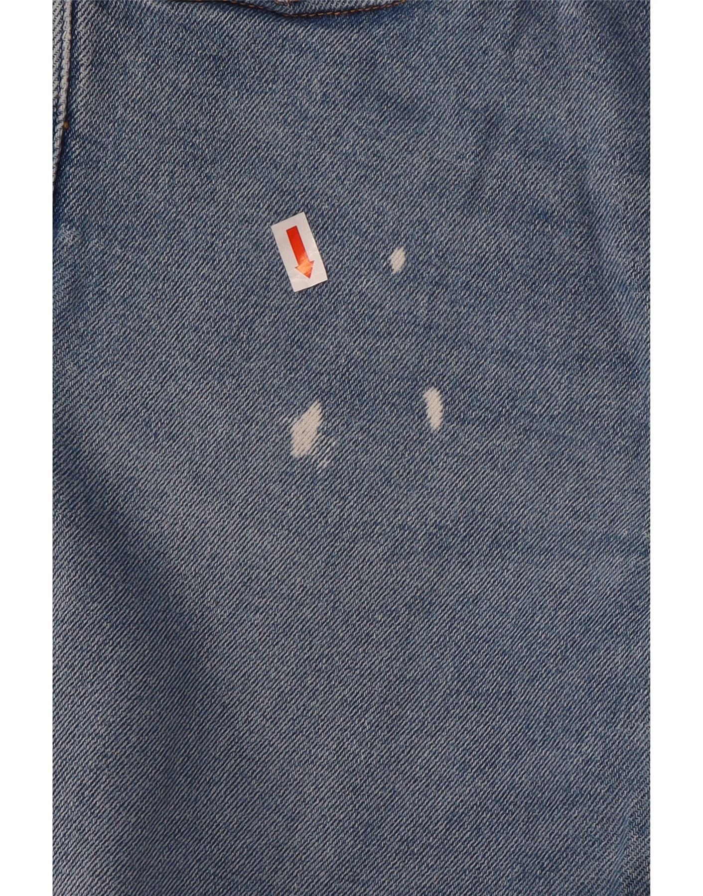 Diesel Womens Distressed Slim Jeans W30 L27 Blue Cotton Size 42" / US 20 - 3 Thumbnail