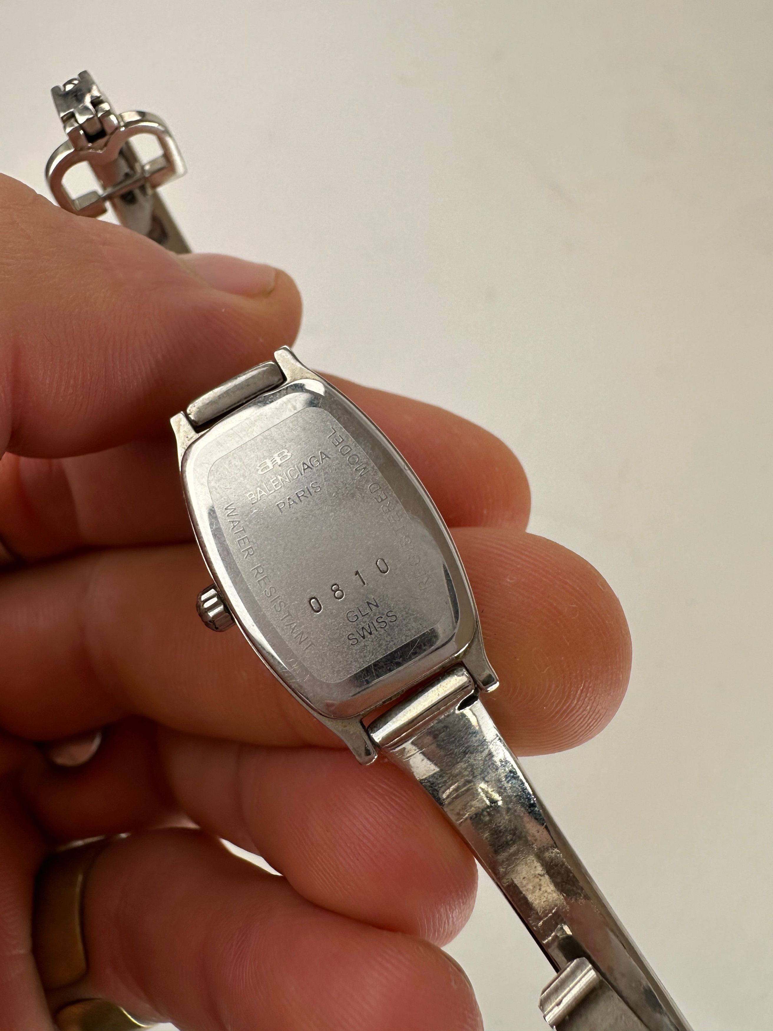 Balenciaga vintage Quartz Steel Watch Silver Size ONE SIZE - 10 Thumbnail