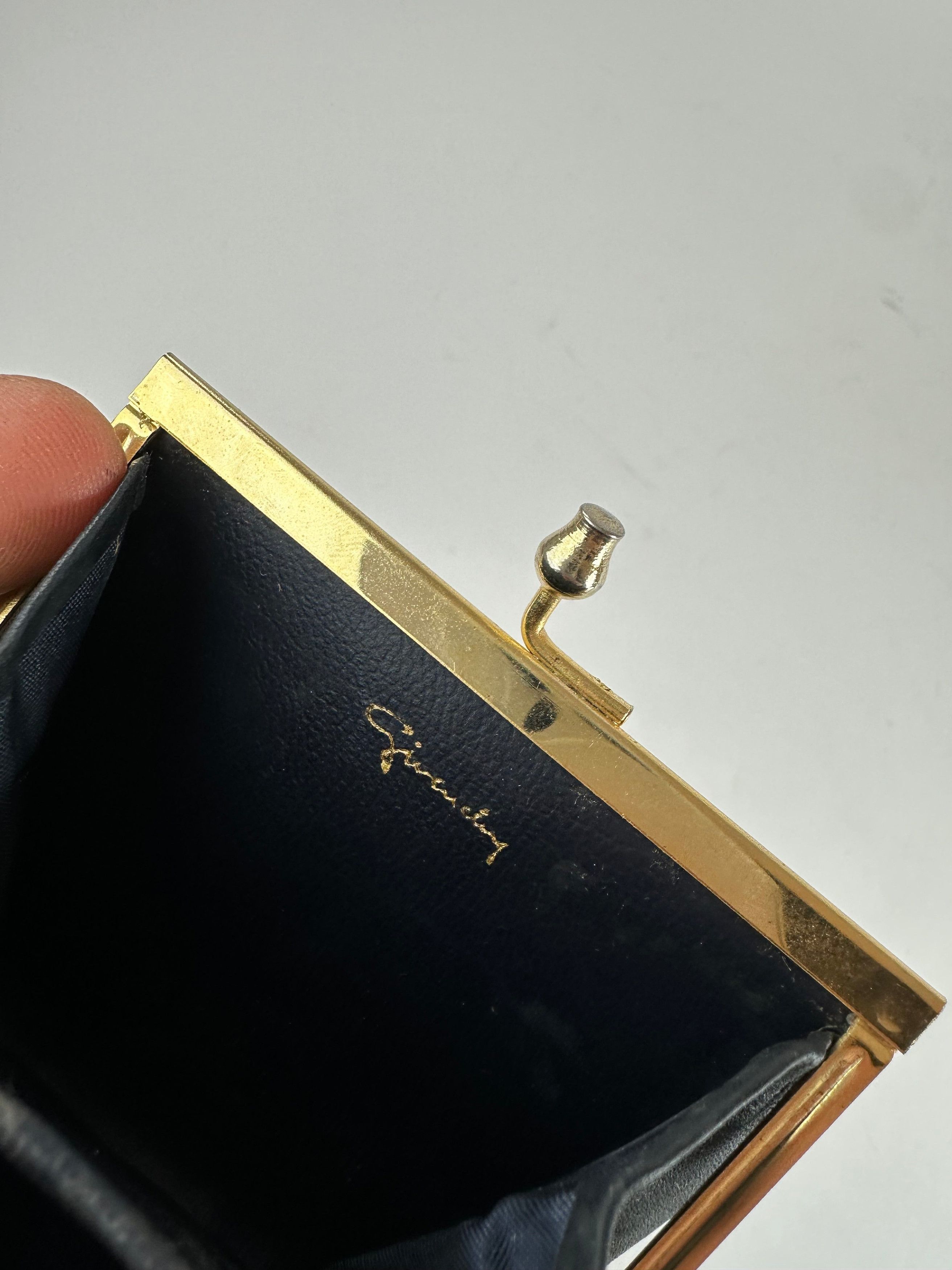Givenchy Vintage Leather Purse Gold White Black Size ONE SIZE - 5 Thumbnail